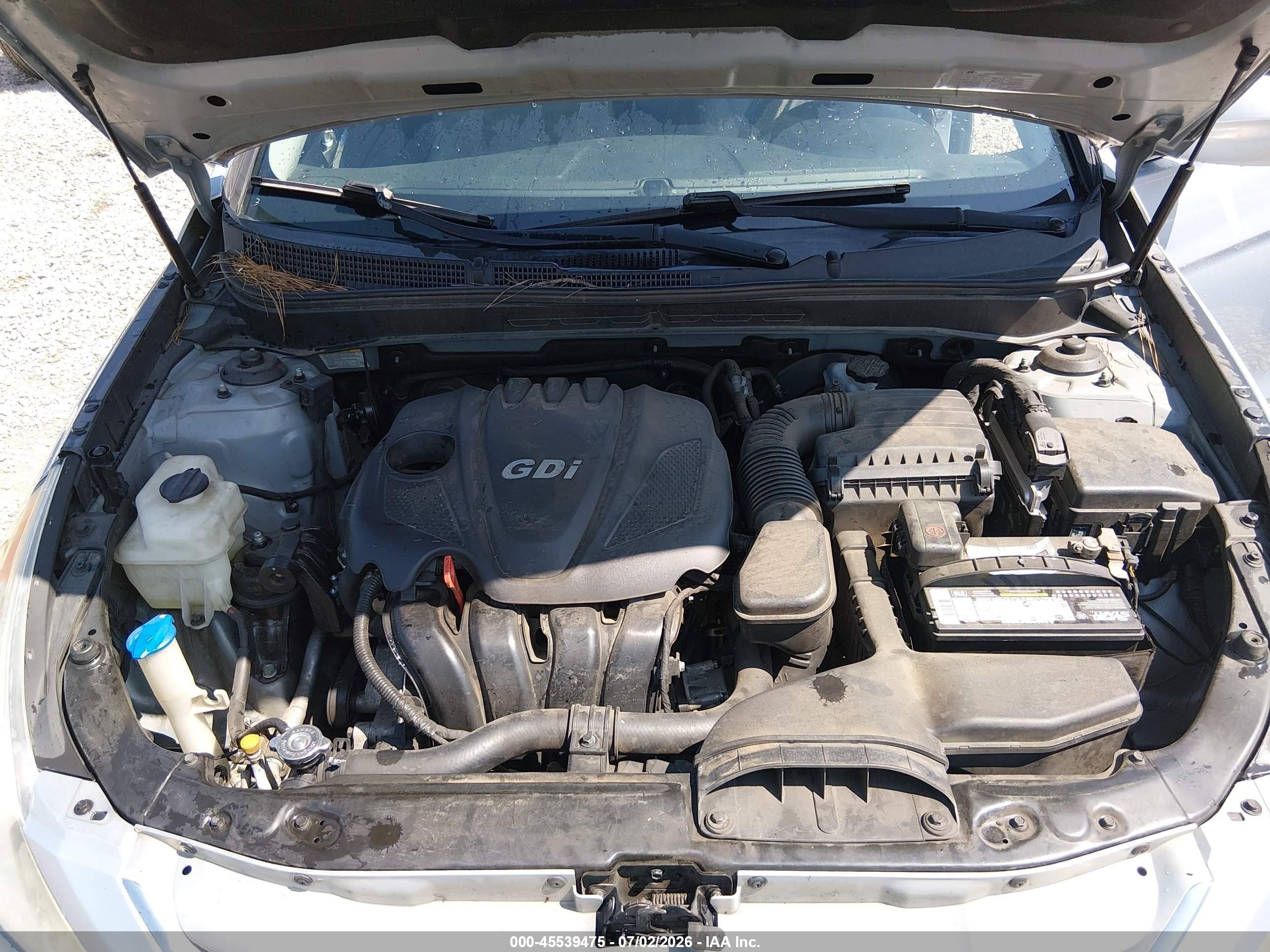 2012 Hyundai Sonata Gls Light Blue vin: 5NPEB4AC4CH484682