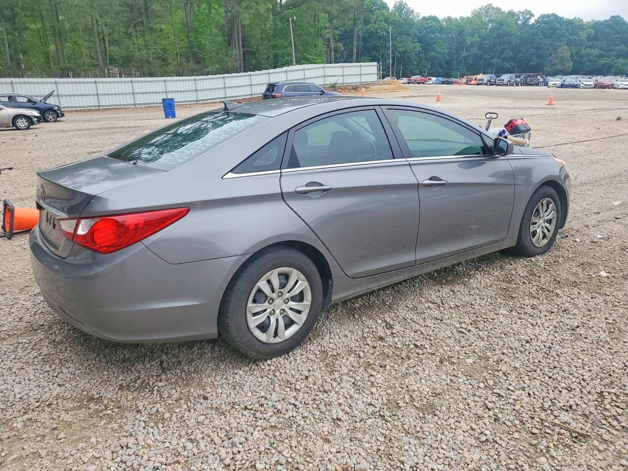 2012 Hyundai Sonata Gls Gray vin: 5NPEB4AC4CH485637