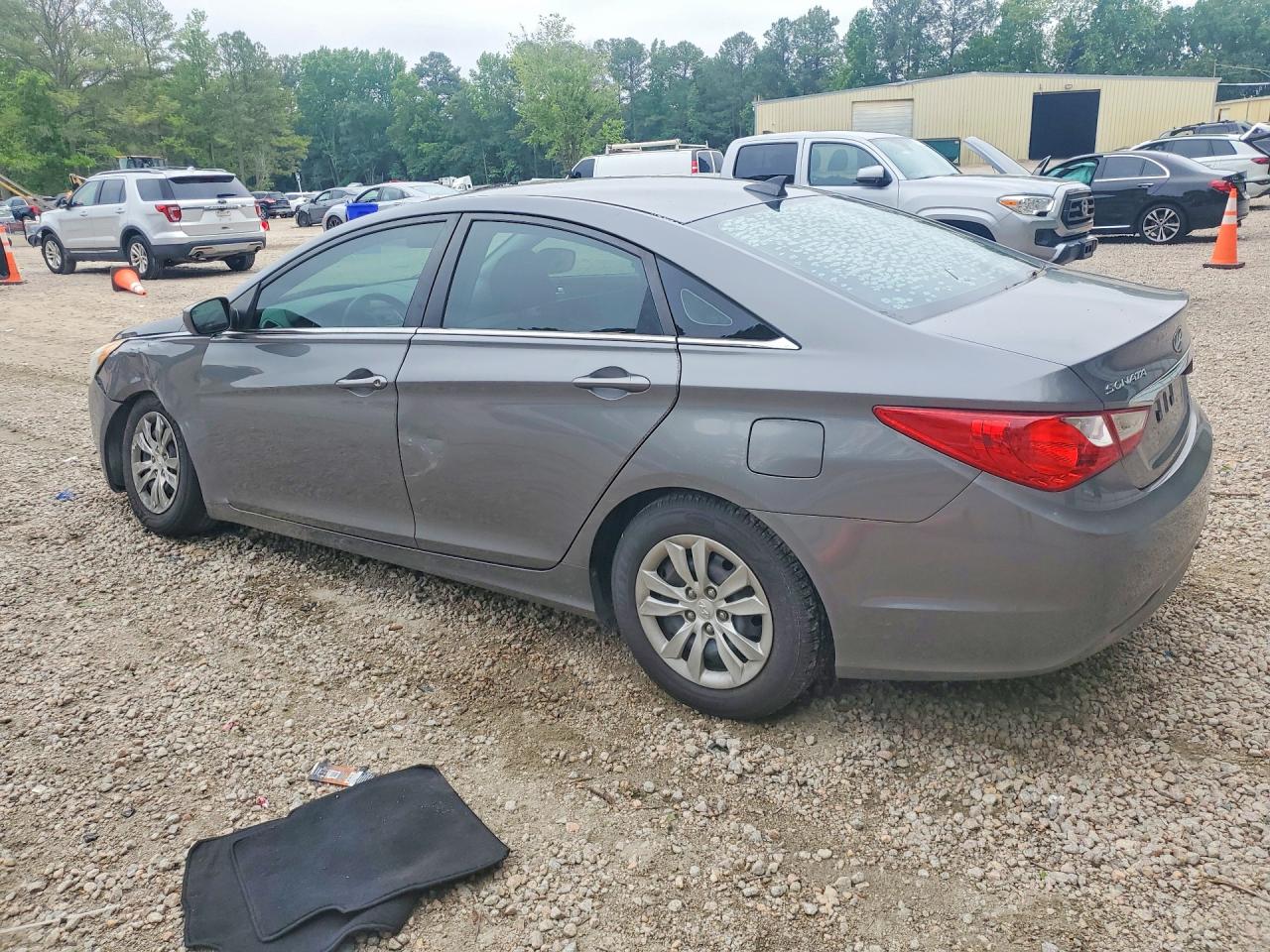 2012 Hyundai Sonata Gls Gray vin: 5NPEB4AC4CH485637