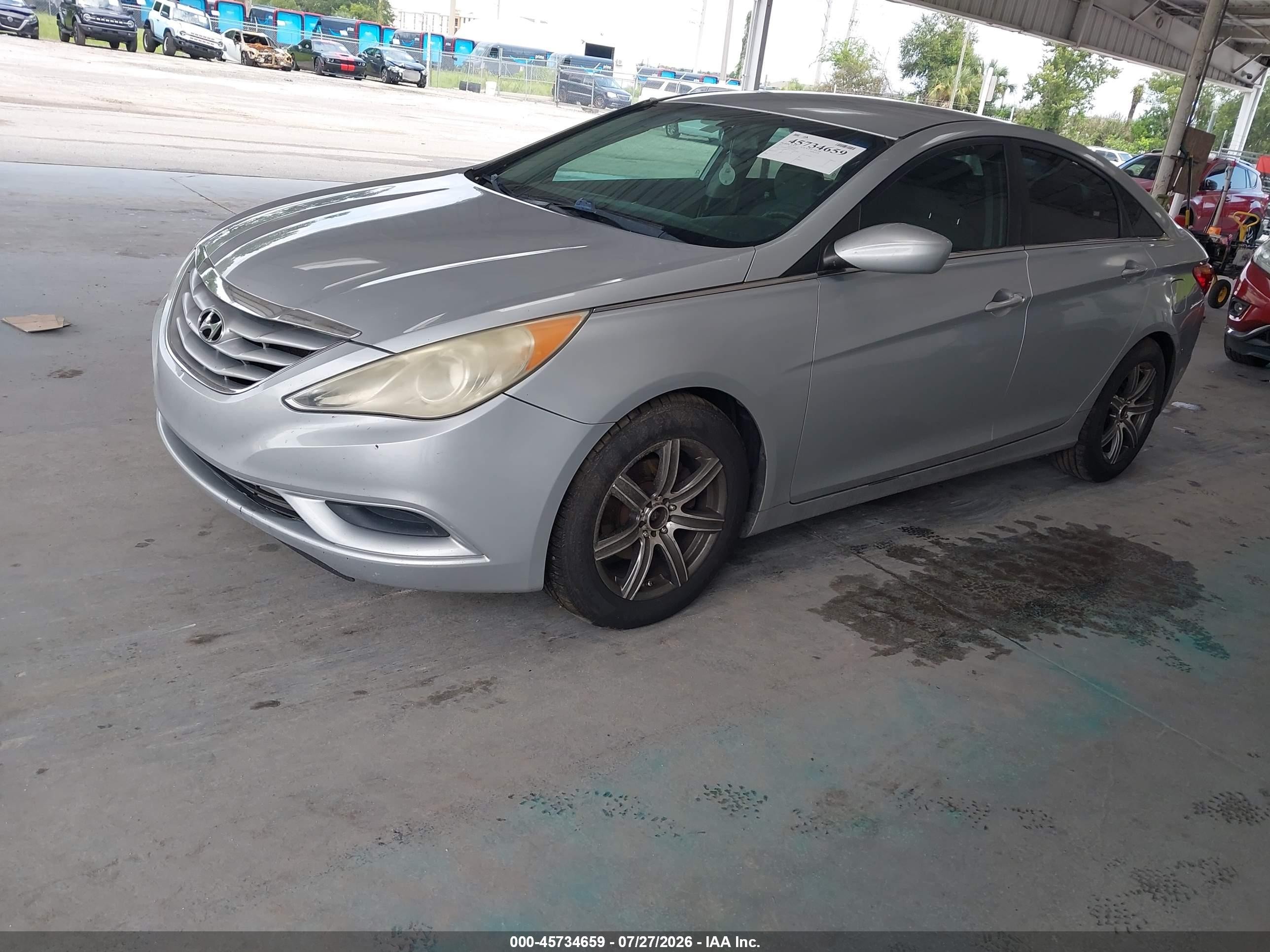 2012 Hyundai Sonata Gls Серебряный vin: 5NPEB4AC4CH489221