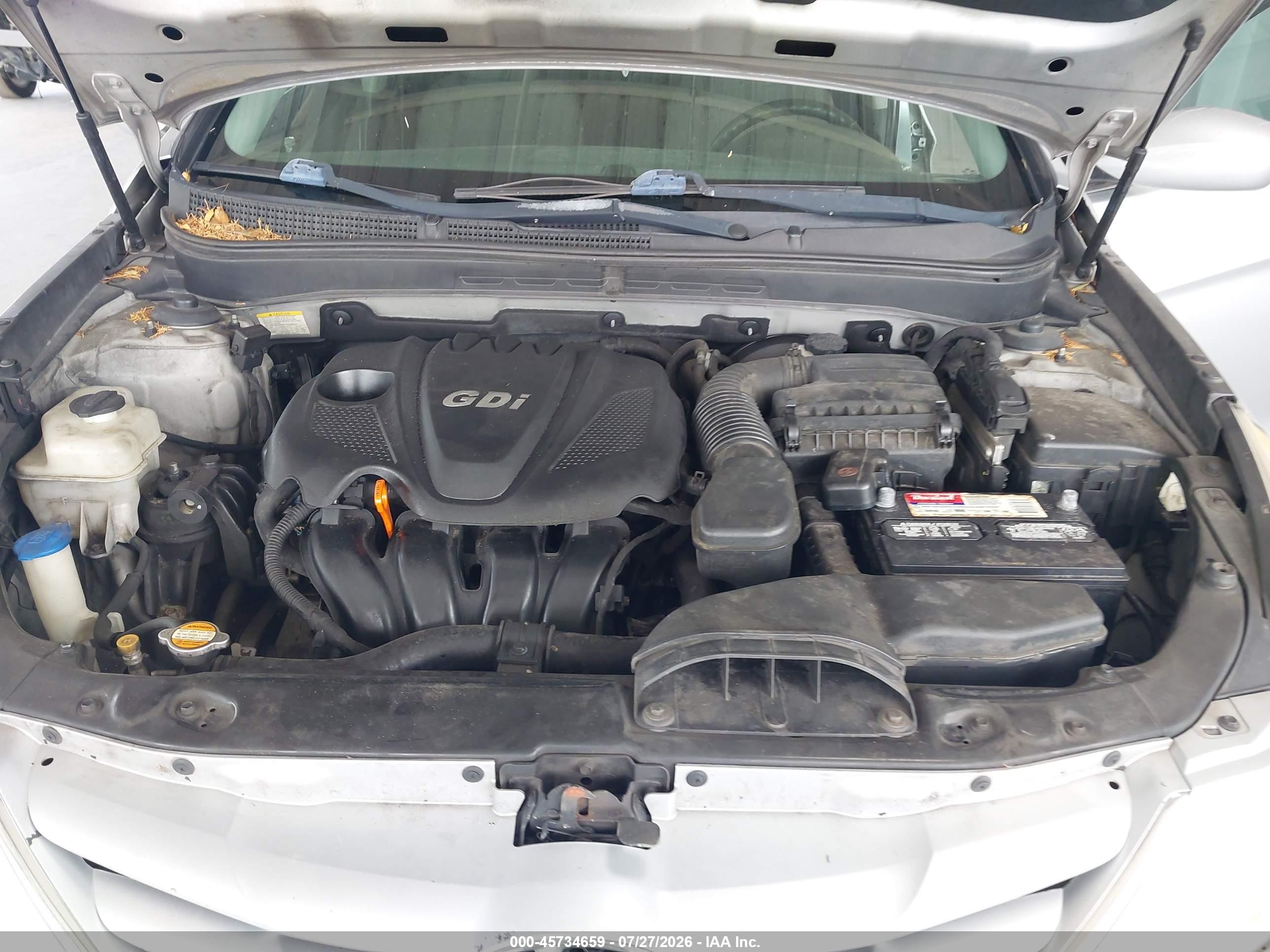 2012 Hyundai Sonata Gls Серебряный vin: 5NPEB4AC4CH489221