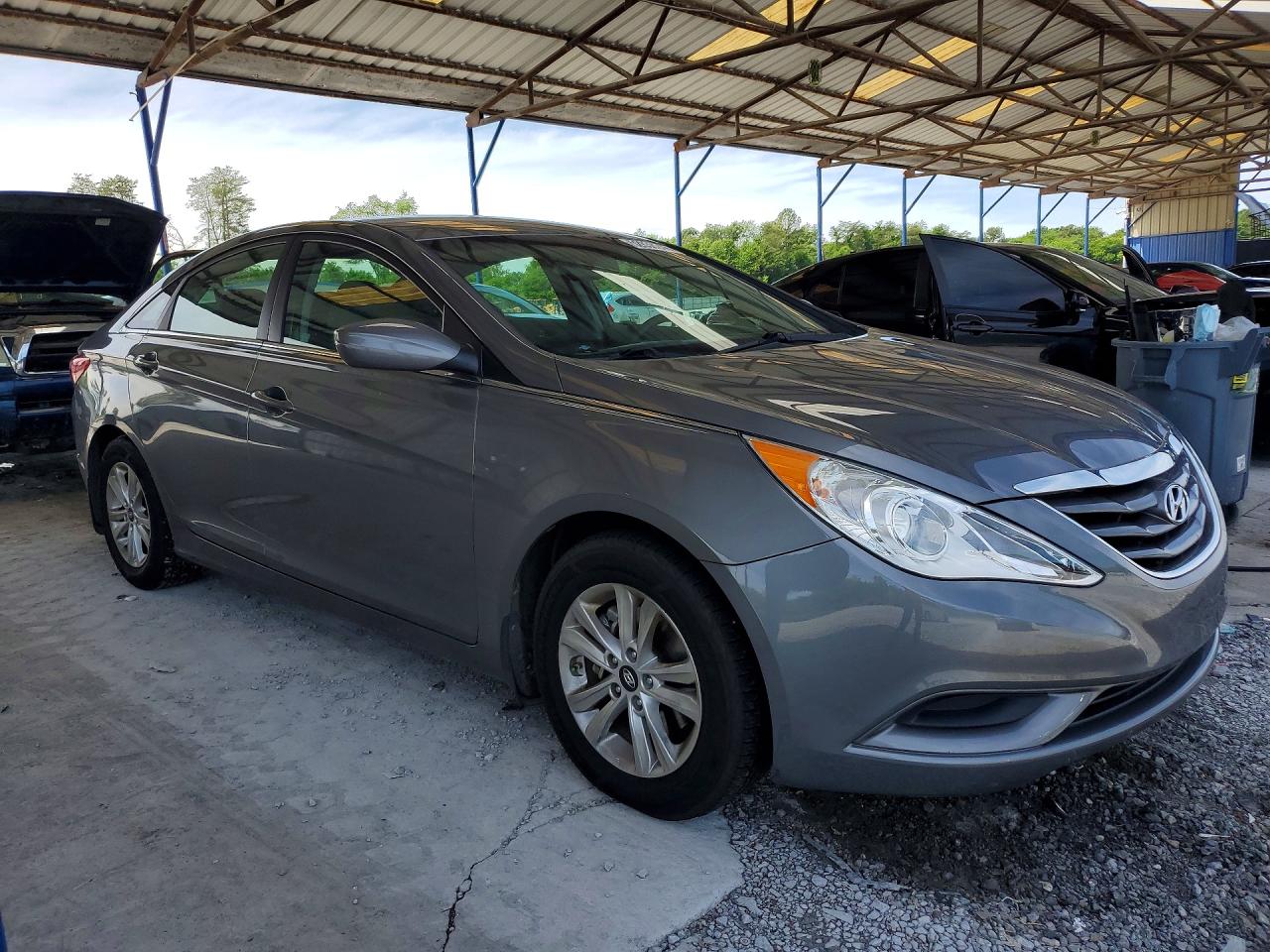 2012 Hyundai Sonata Gls Gray vin: 5NPEB4AC4CH490174