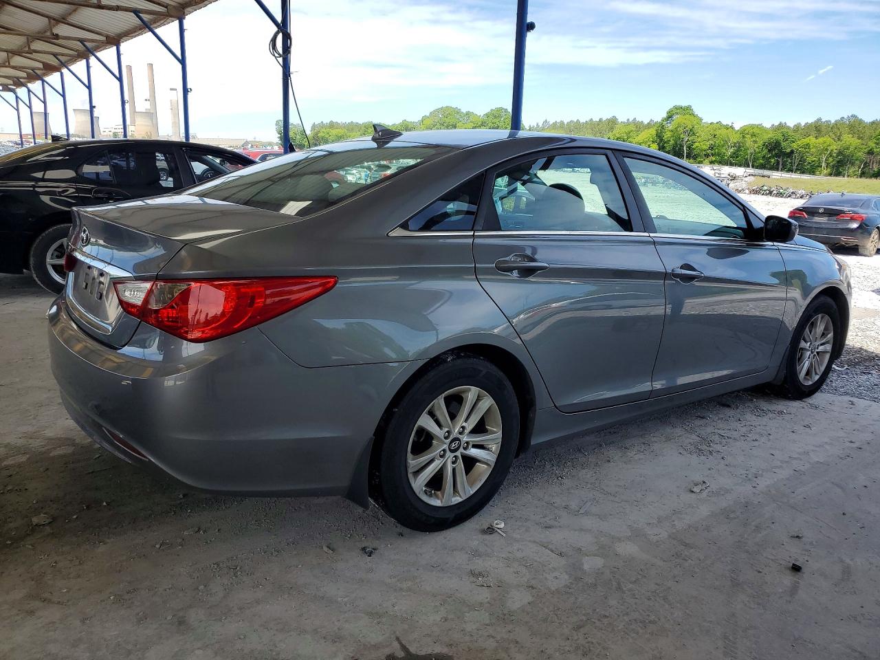 2012 Hyundai Sonata Gls Gray vin: 5NPEB4AC4CH490174