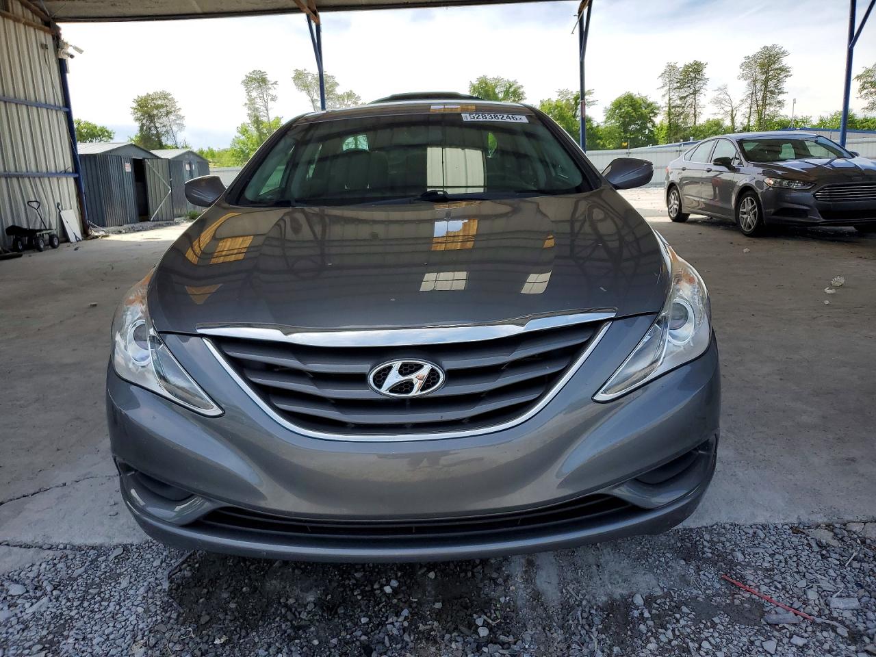 2012 Hyundai Sonata Gls Gray vin: 5NPEB4AC4CH490174