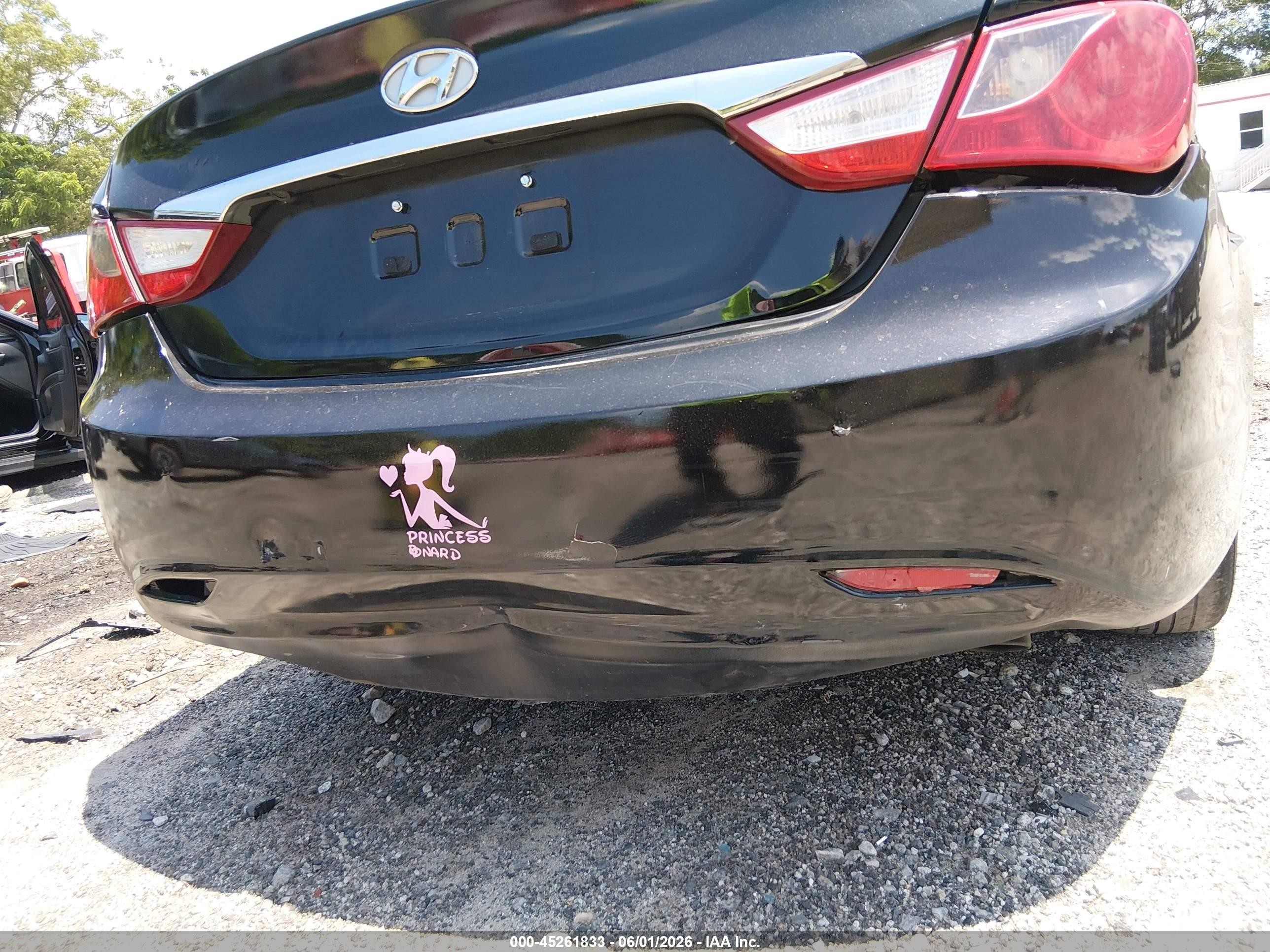 2012 Hyundai Sonata Gls Black vin: 5NPEB4AC4CH491227