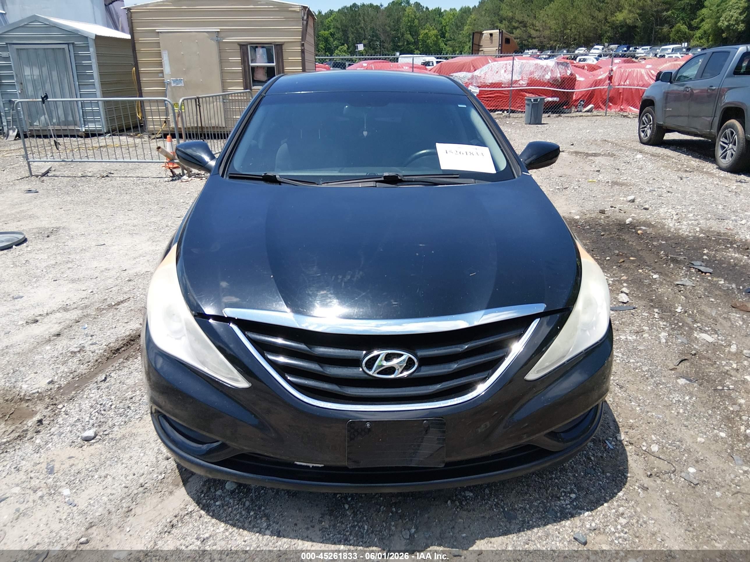 2012 Hyundai Sonata Gls Black vin: 5NPEB4AC4CH491227