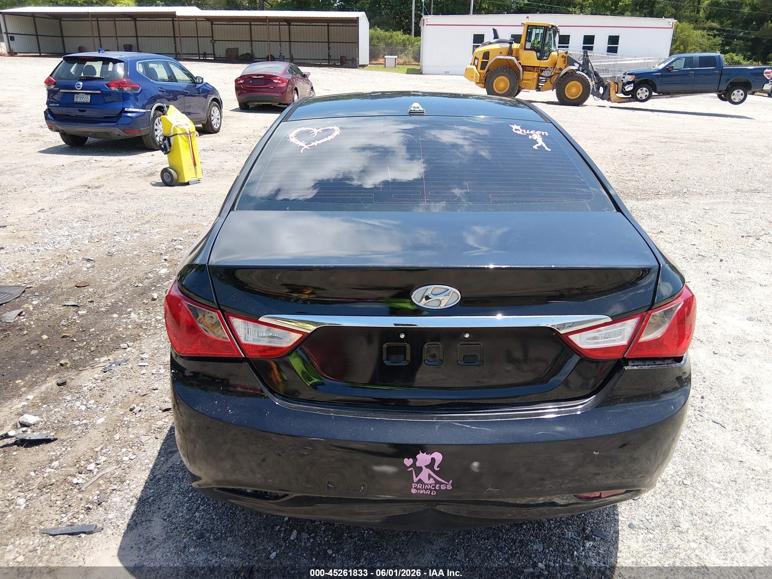2012 Hyundai Sonata Gls Black vin: 5NPEB4AC4CH491227