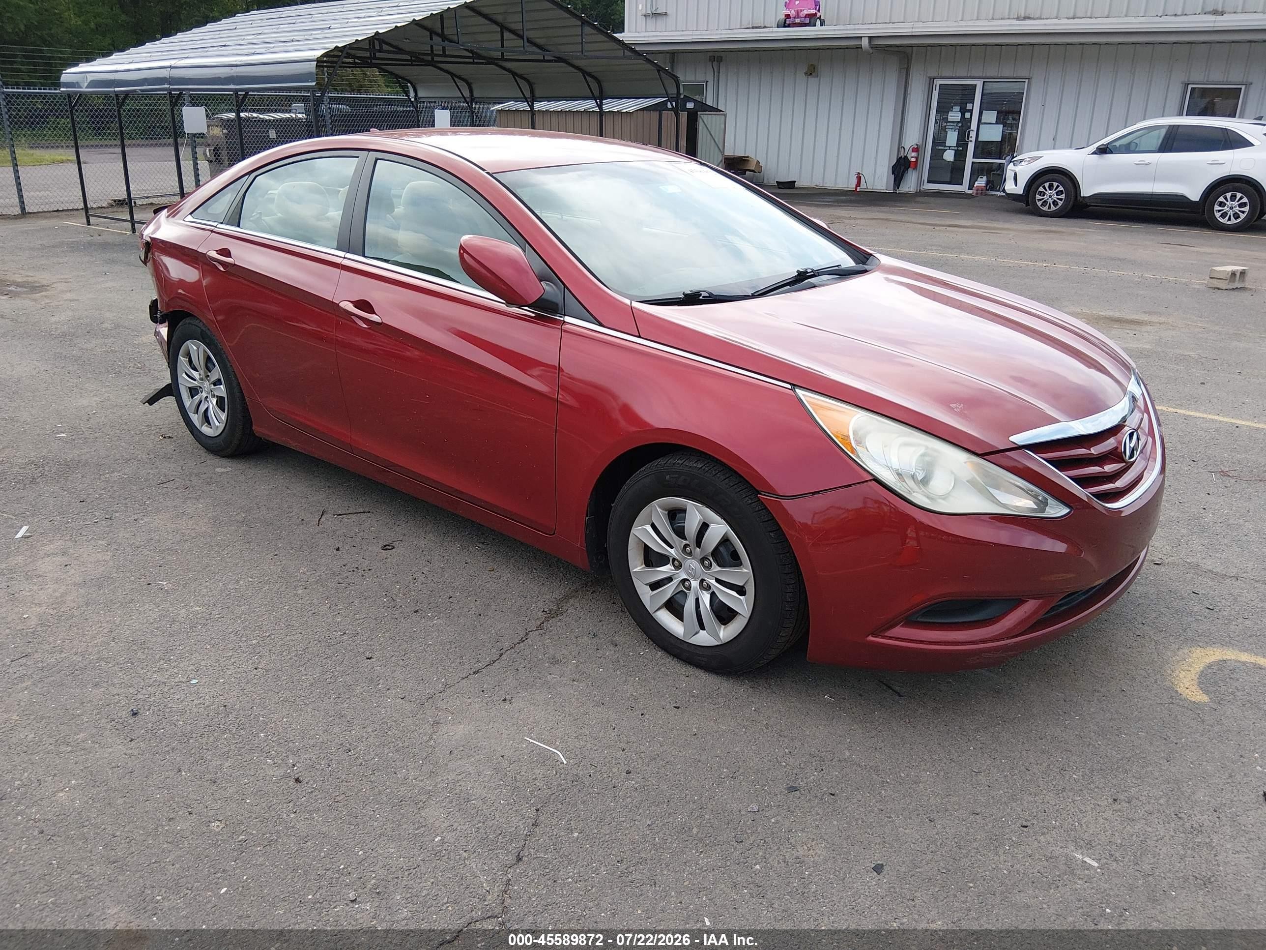2013 Hyundai Sonata Gls Red vin: 5NPEB4AC4DH507962