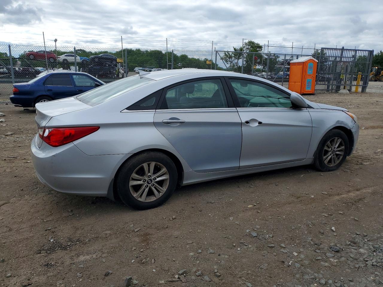 2013 Hyundai Sonata Gls Silver vin: 5NPEB4AC4DH520016