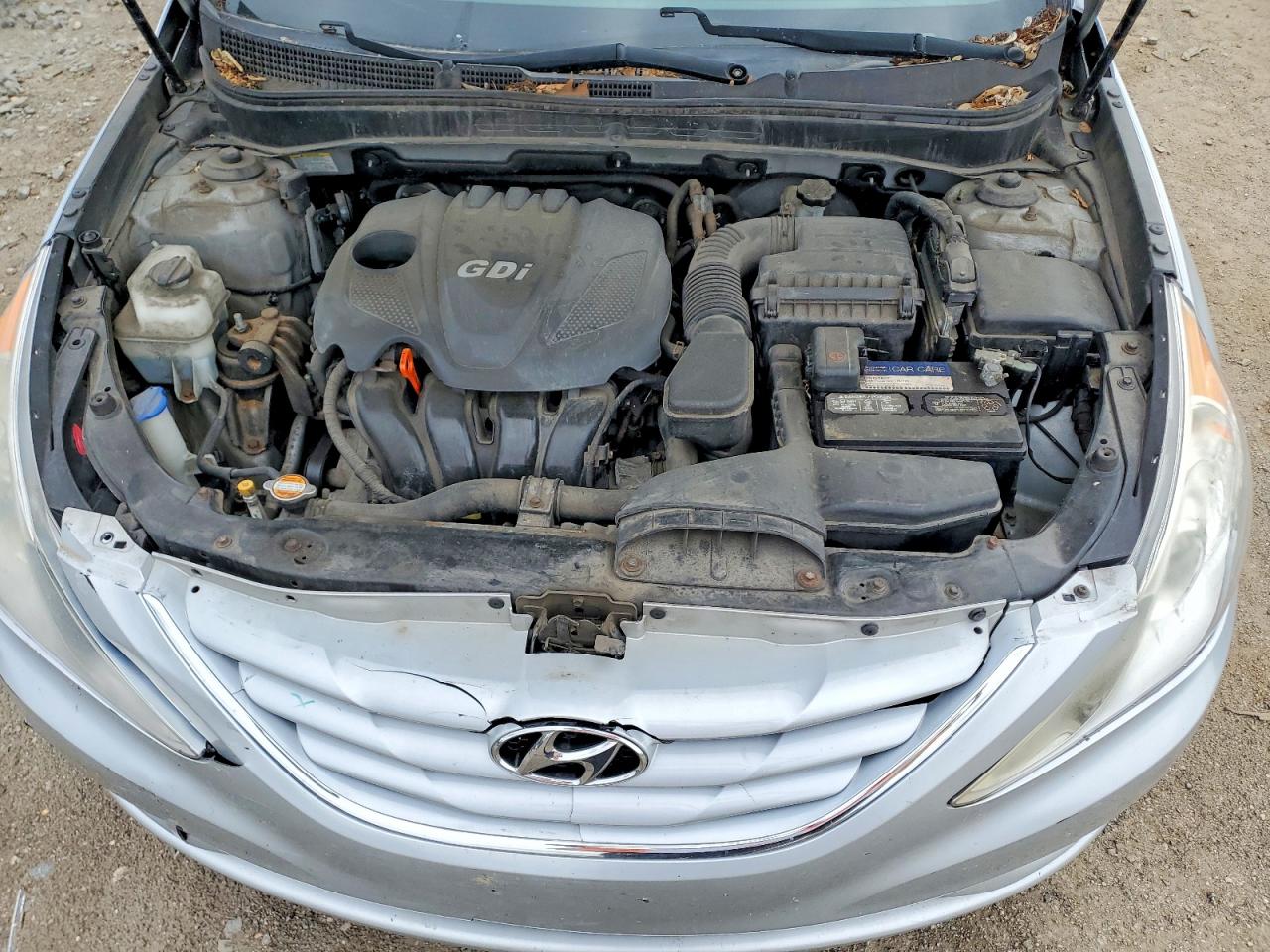 2013 Hyundai Sonata Gls Silver vin: 5NPEB4AC4DH520016