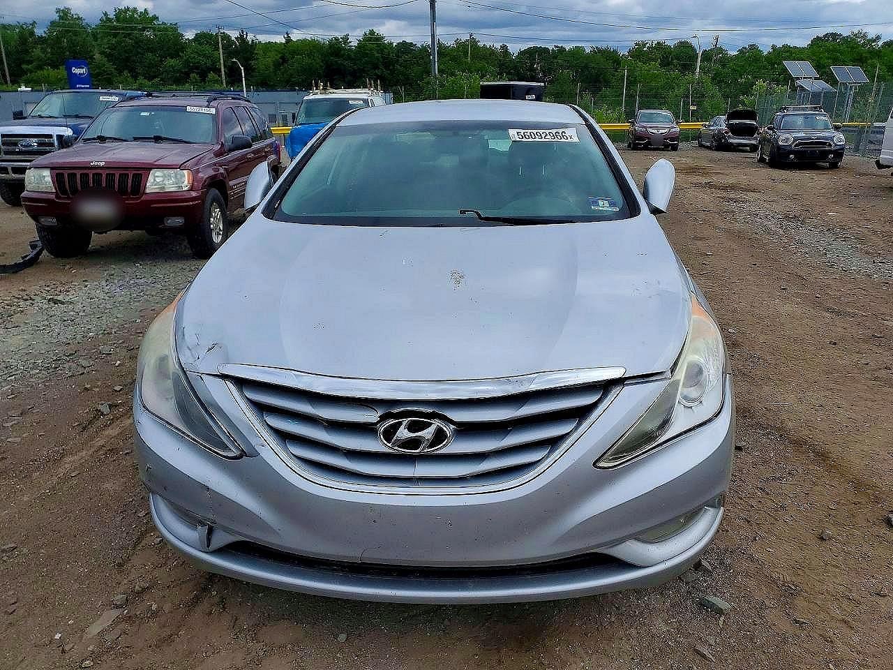 2013 Hyundai Sonata Gls Silver vin: 5NPEB4AC4DH520016