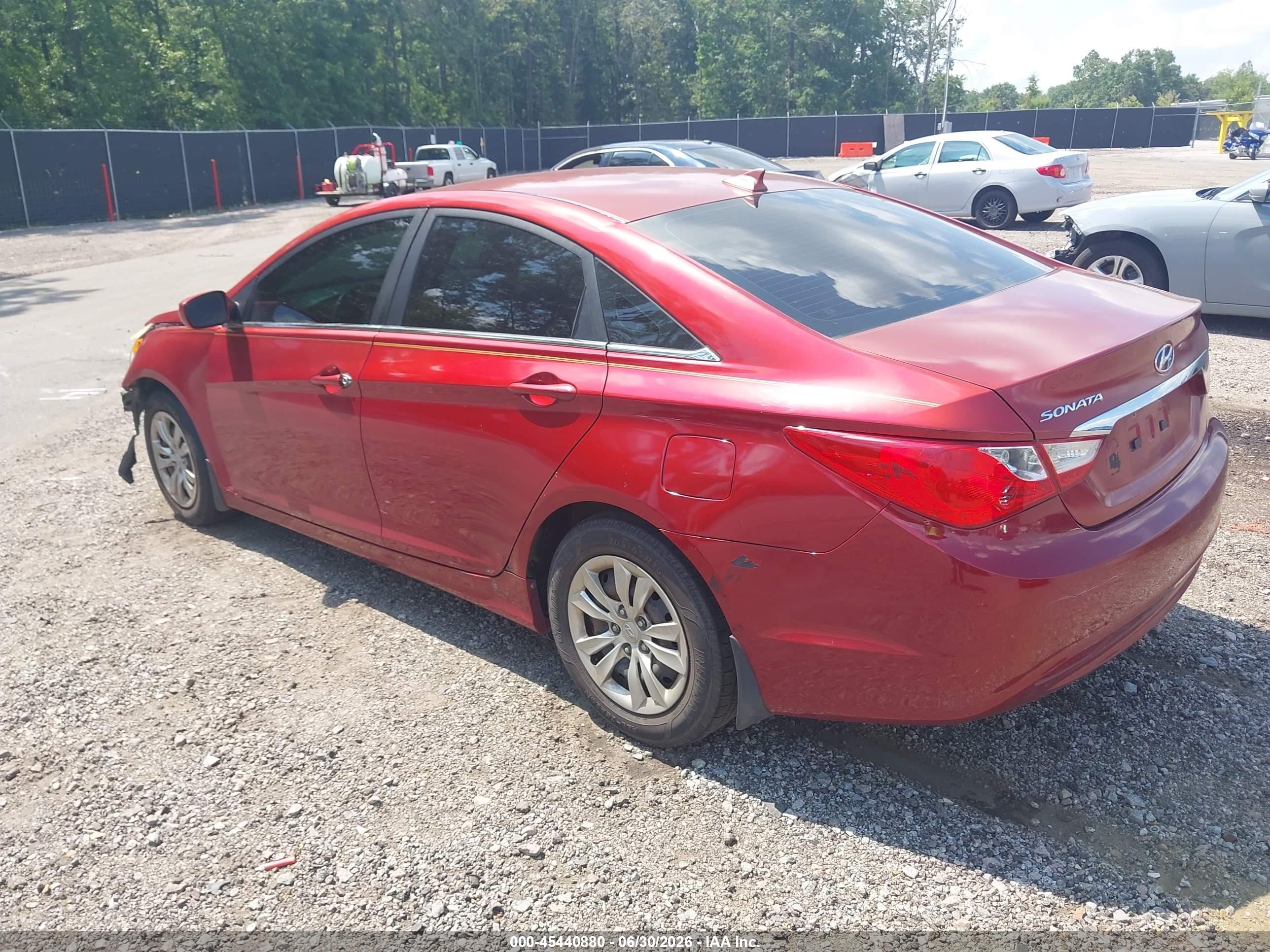 2013 Hyundai Sonata Gls Red vin: 5NPEB4AC4DH521473