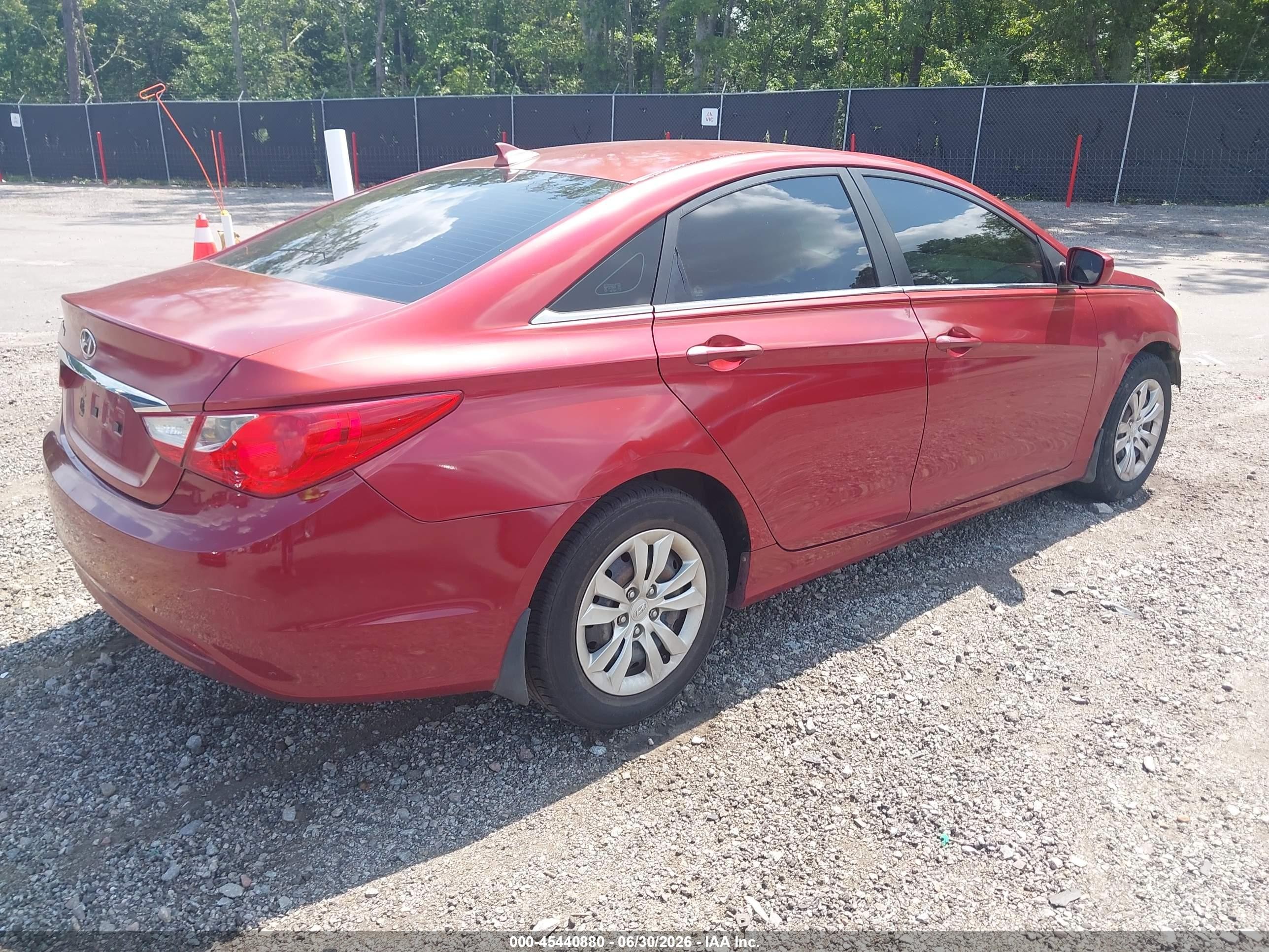 2013 Hyundai Sonata Gls Red vin: 5NPEB4AC4DH521473