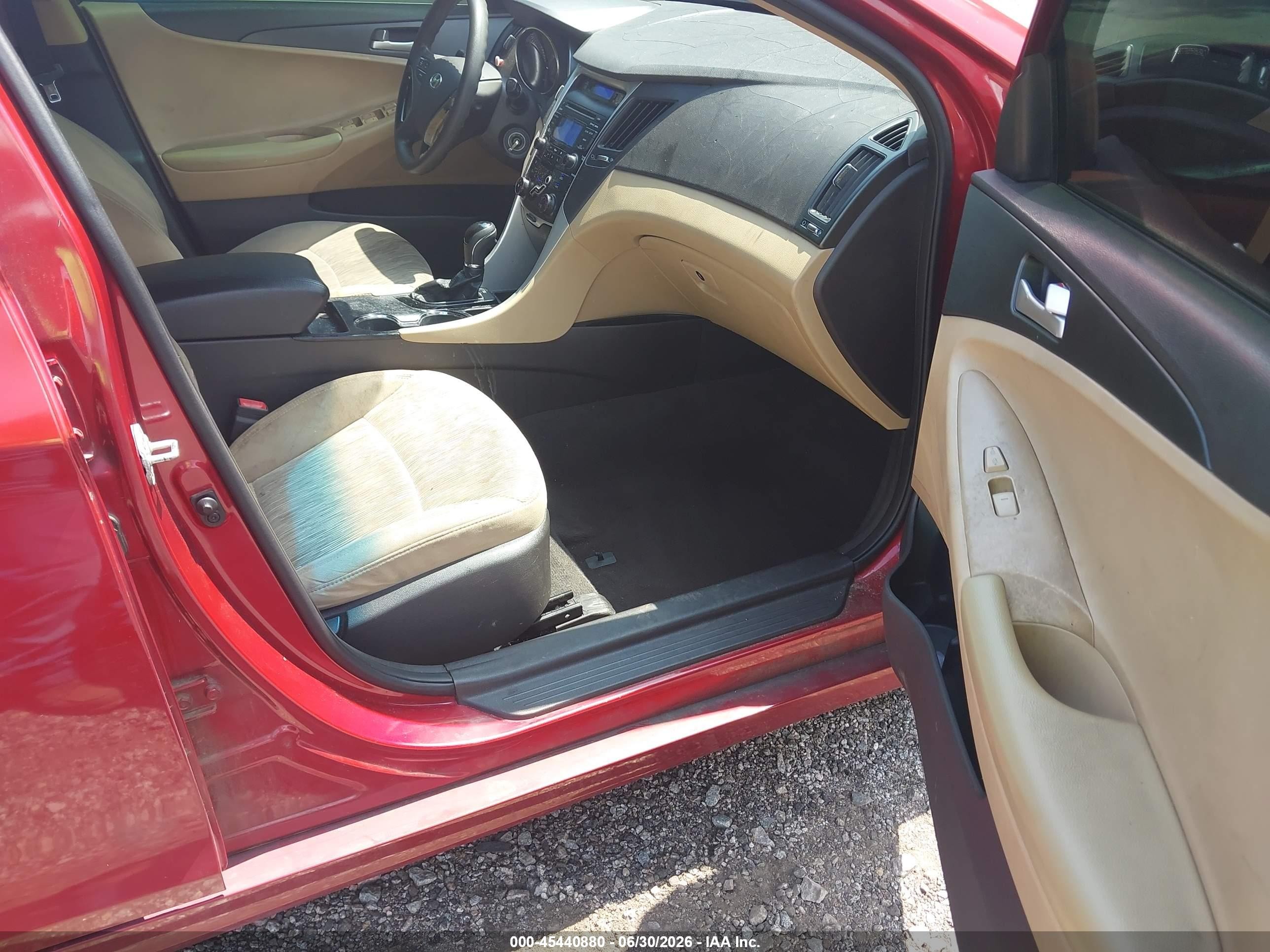 2013 Hyundai Sonata Gls Red vin: 5NPEB4AC4DH521473
