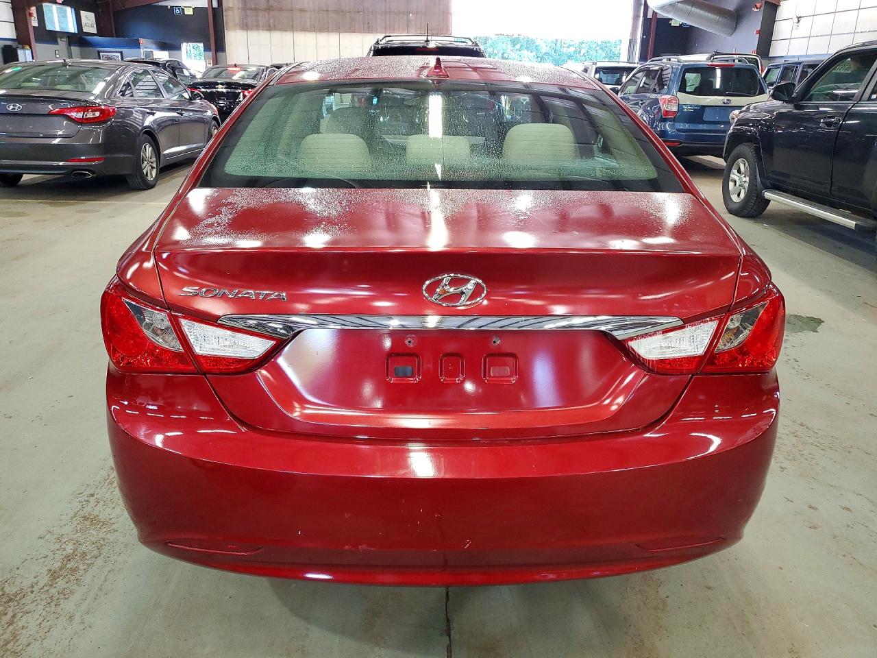 2013 Hyundai Sonata Gls Burgundy vin: 5NPEB4AC4DH526947