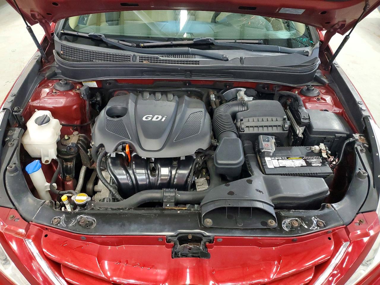 2013 Hyundai Sonata Gls Burgundy vin: 5NPEB4AC4DH526947