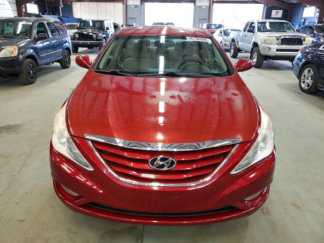 2013 Hyundai Sonata Gls Burgundy vin: 5NPEB4AC4DH526947