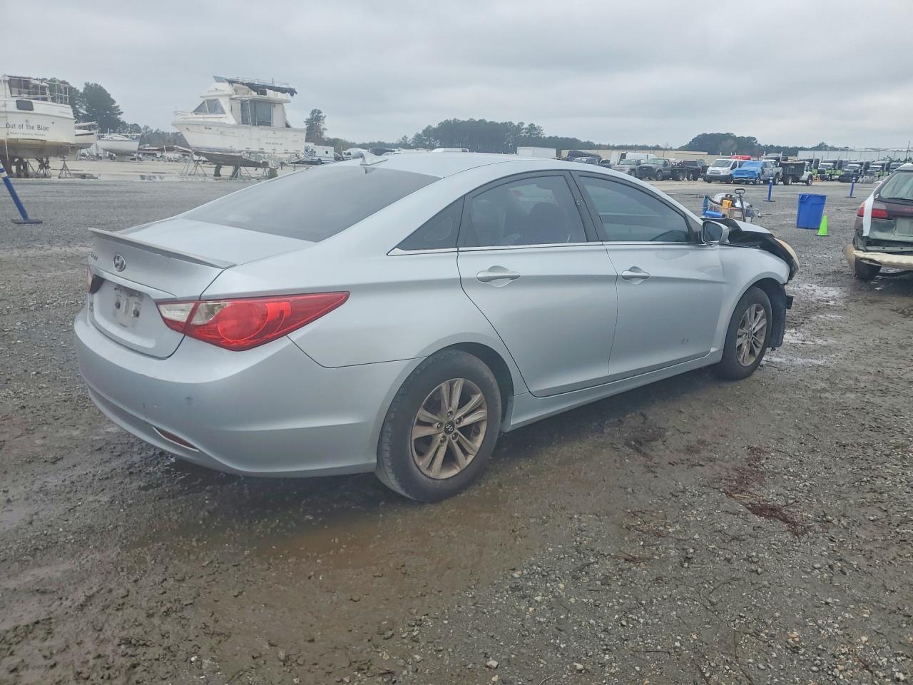 2013 Hyundai Sonata Gls Silver vin: 5NPEB4AC4DH527743