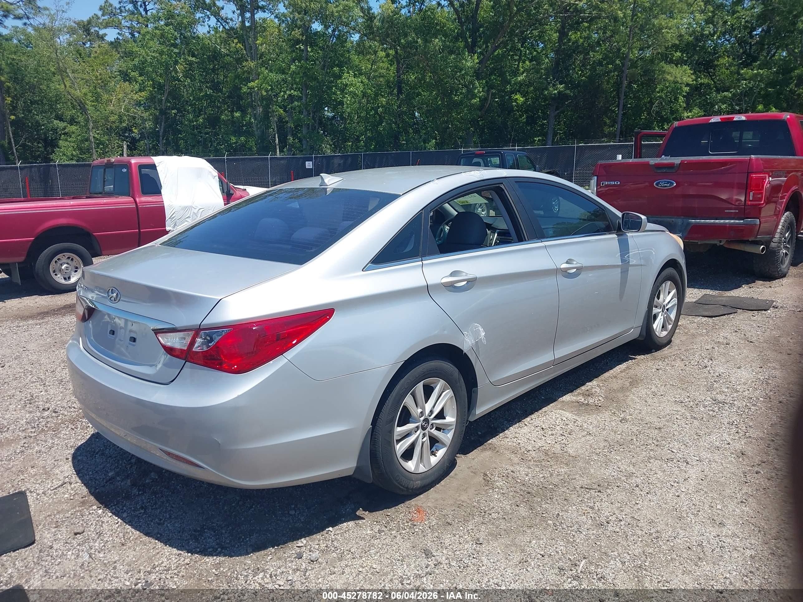 2013 Hyundai Sonata Gls Gray vin: 5NPEB4AC4DH531422