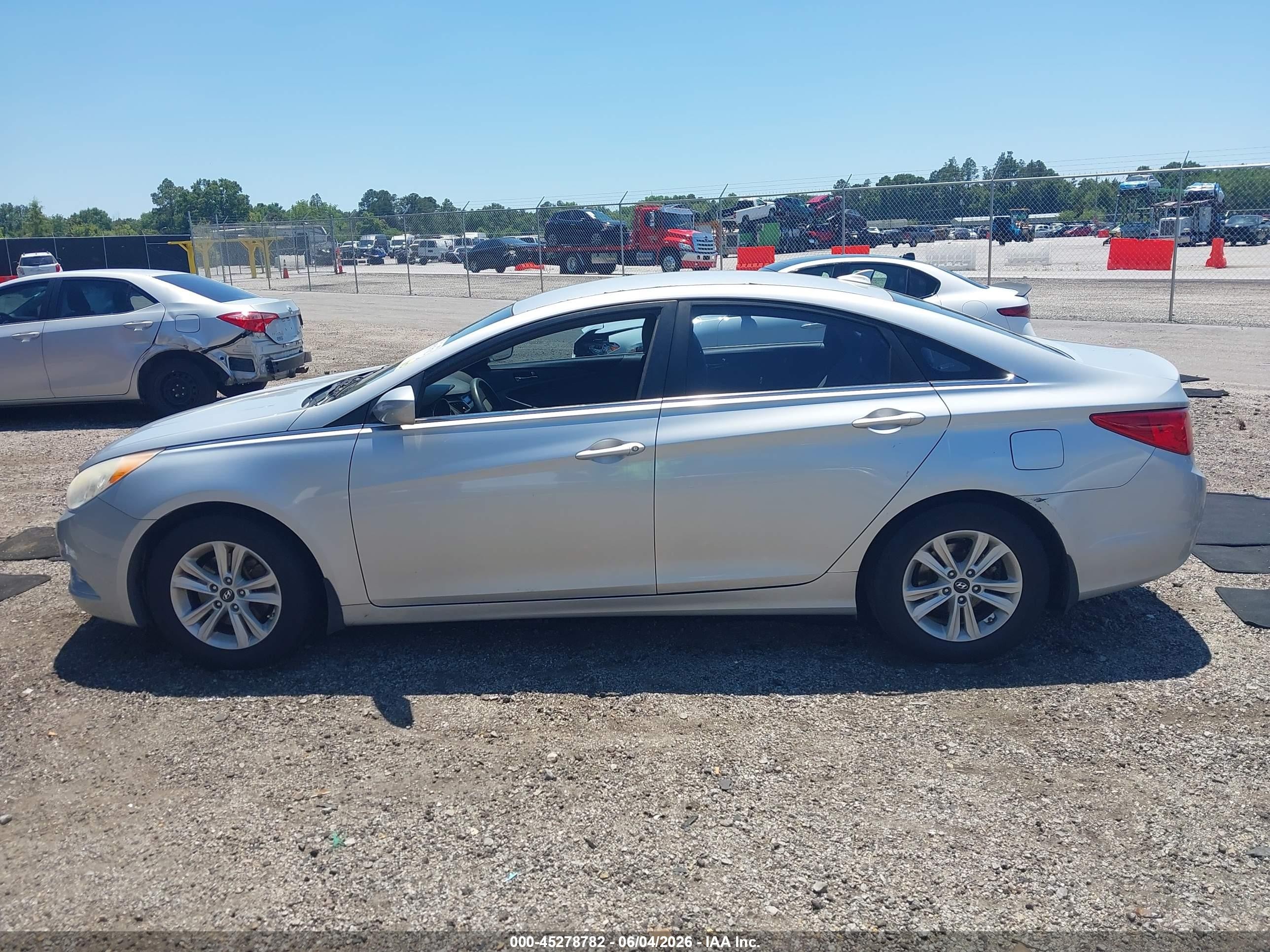 2013 Hyundai Sonata Gls Gray vin: 5NPEB4AC4DH531422