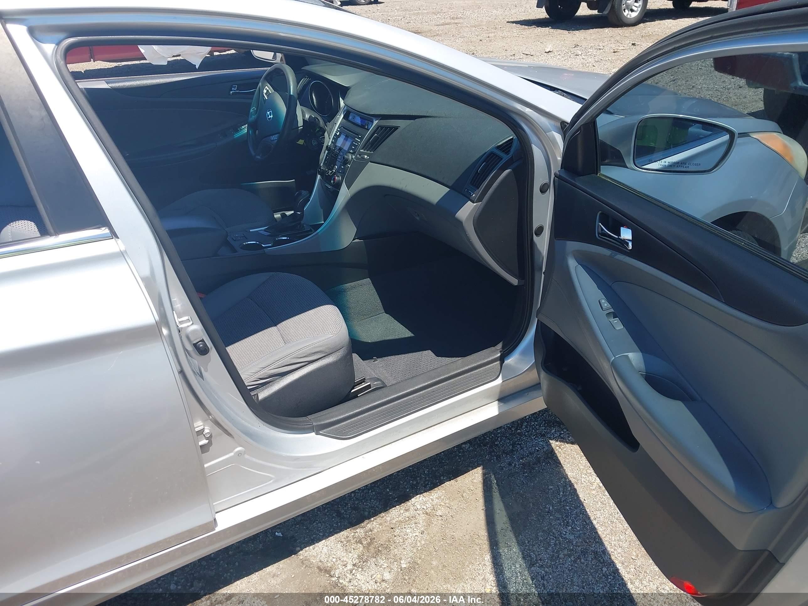2013 Hyundai Sonata Gls Gray vin: 5NPEB4AC4DH531422