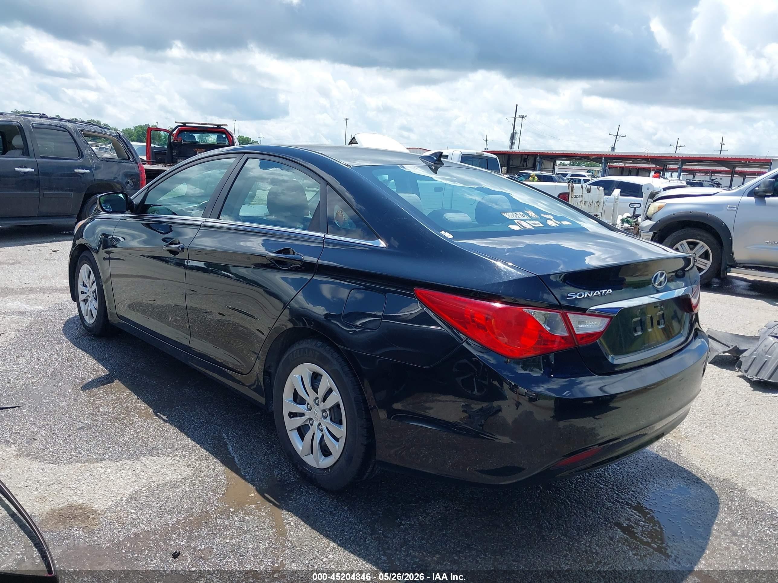 2013 Hyundai Sonata Gls Black vin: 5NPEB4AC4DH534224