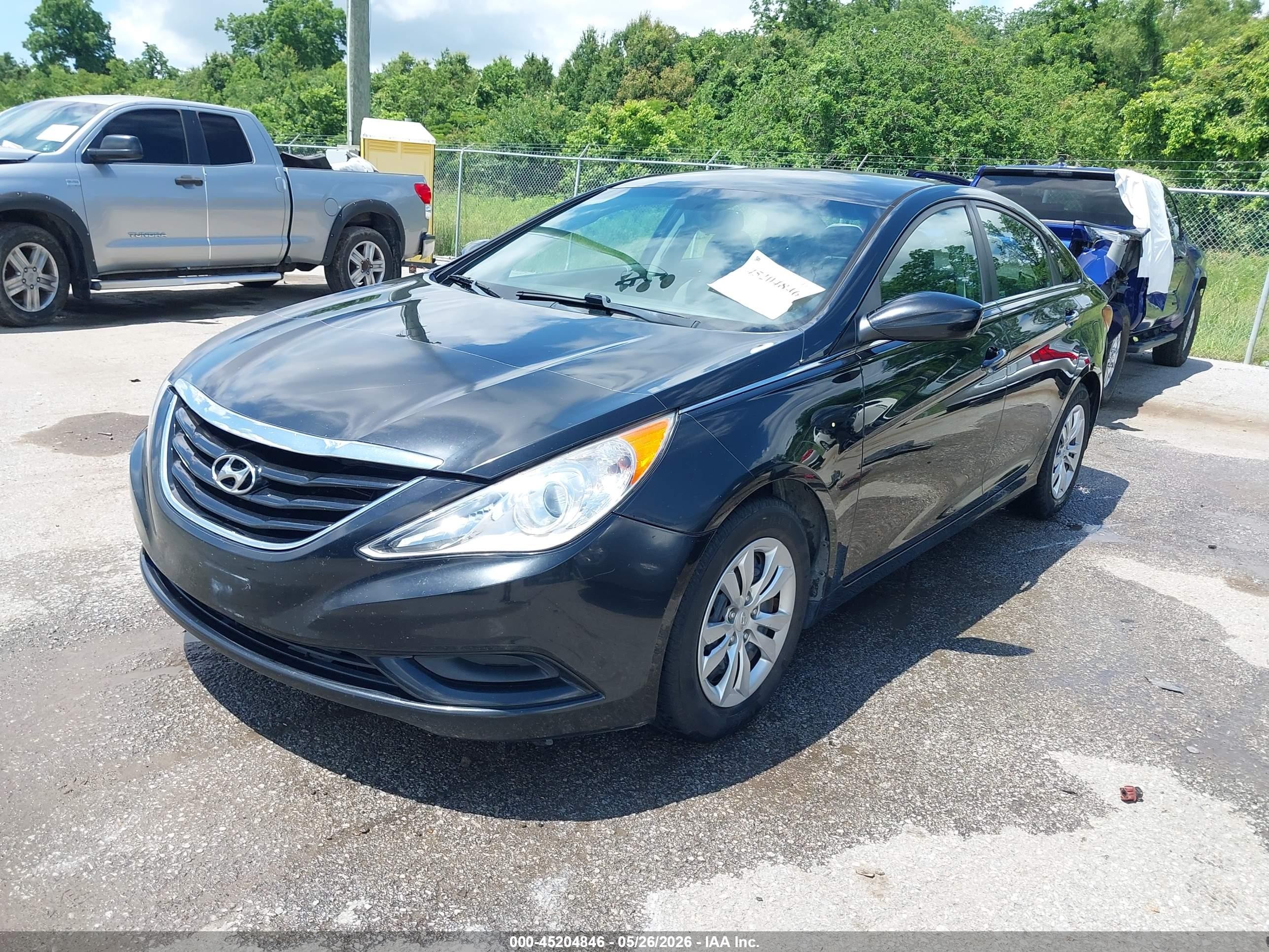 2013 Hyundai Sonata Gls Black vin: 5NPEB4AC4DH534224