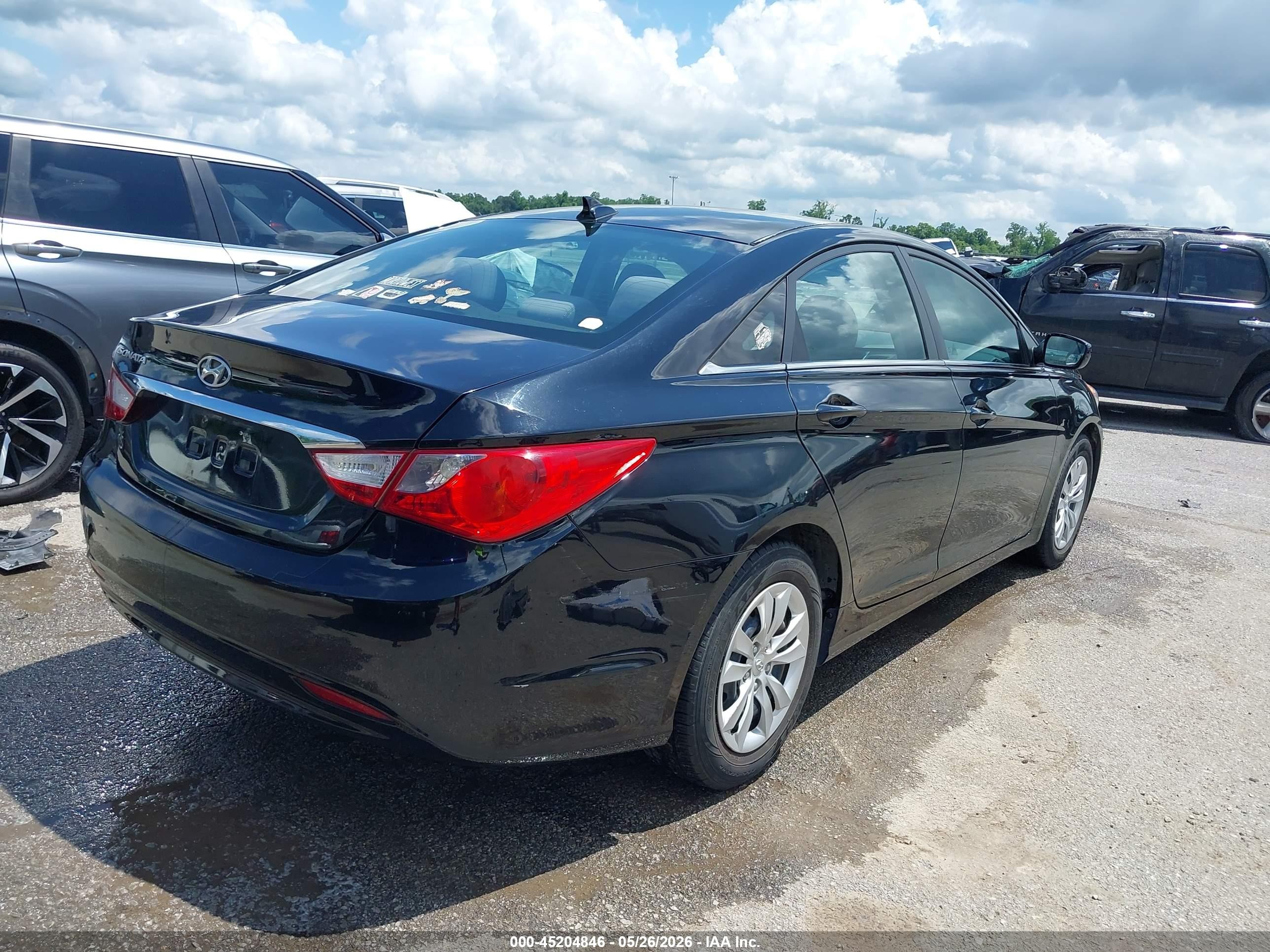 2013 Hyundai Sonata Gls Black vin: 5NPEB4AC4DH534224