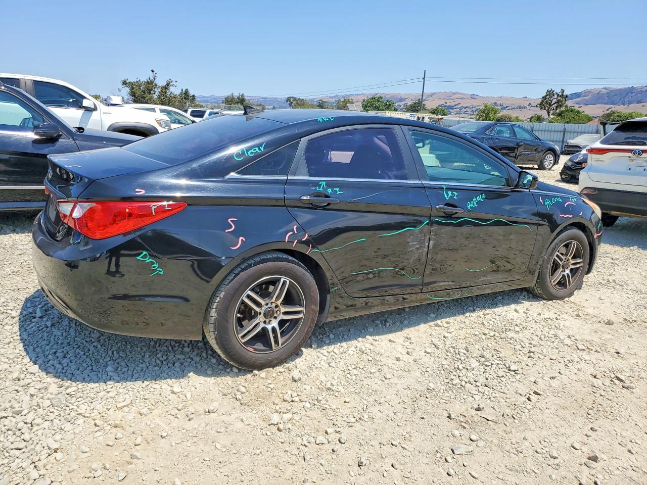 2013 Hyundai Sonata Black vin: 5NPEB4AC4DH534238