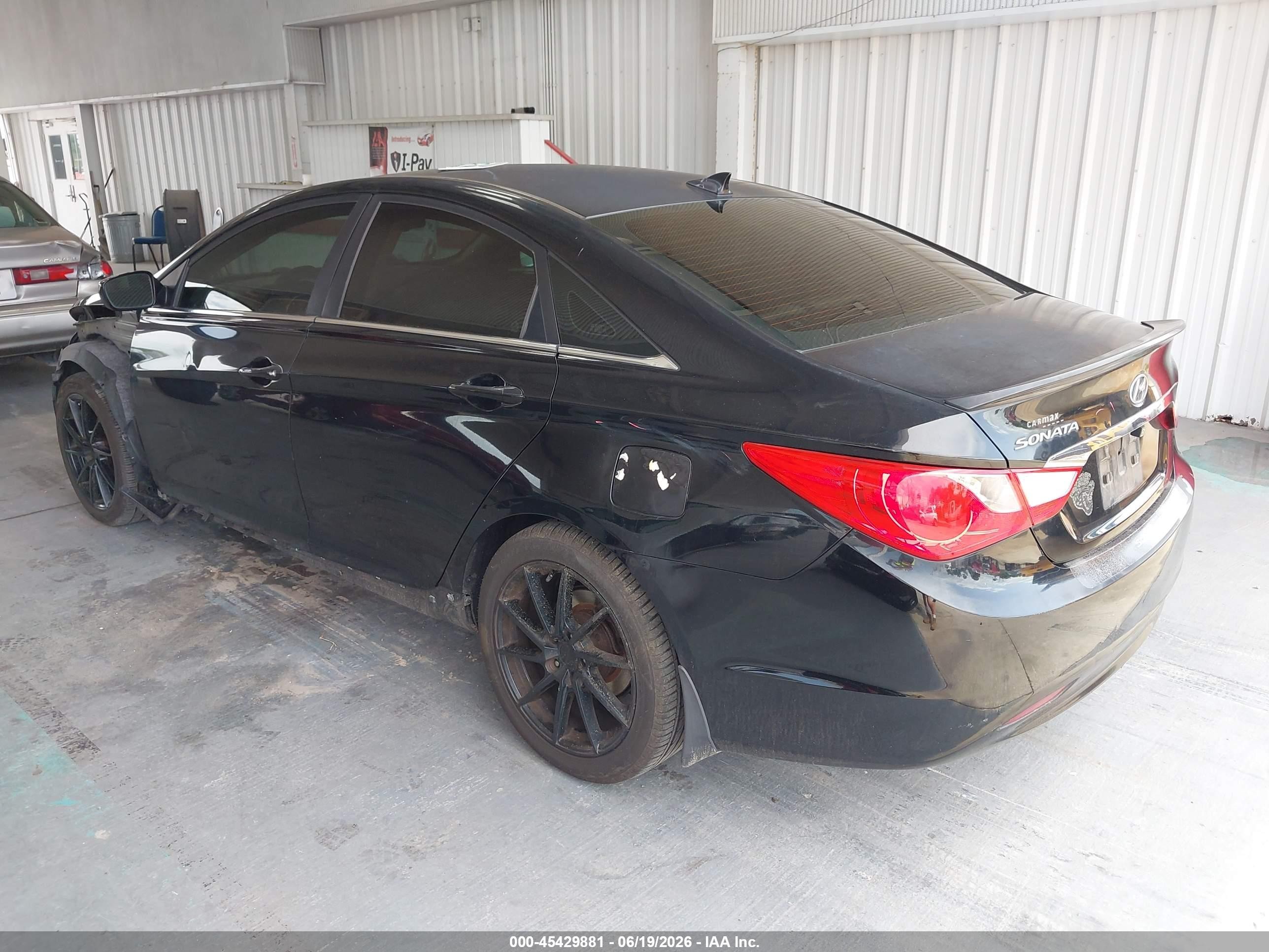 2013 Hyundai Sonata Gls Black vin: 5NPEB4AC4DH540718