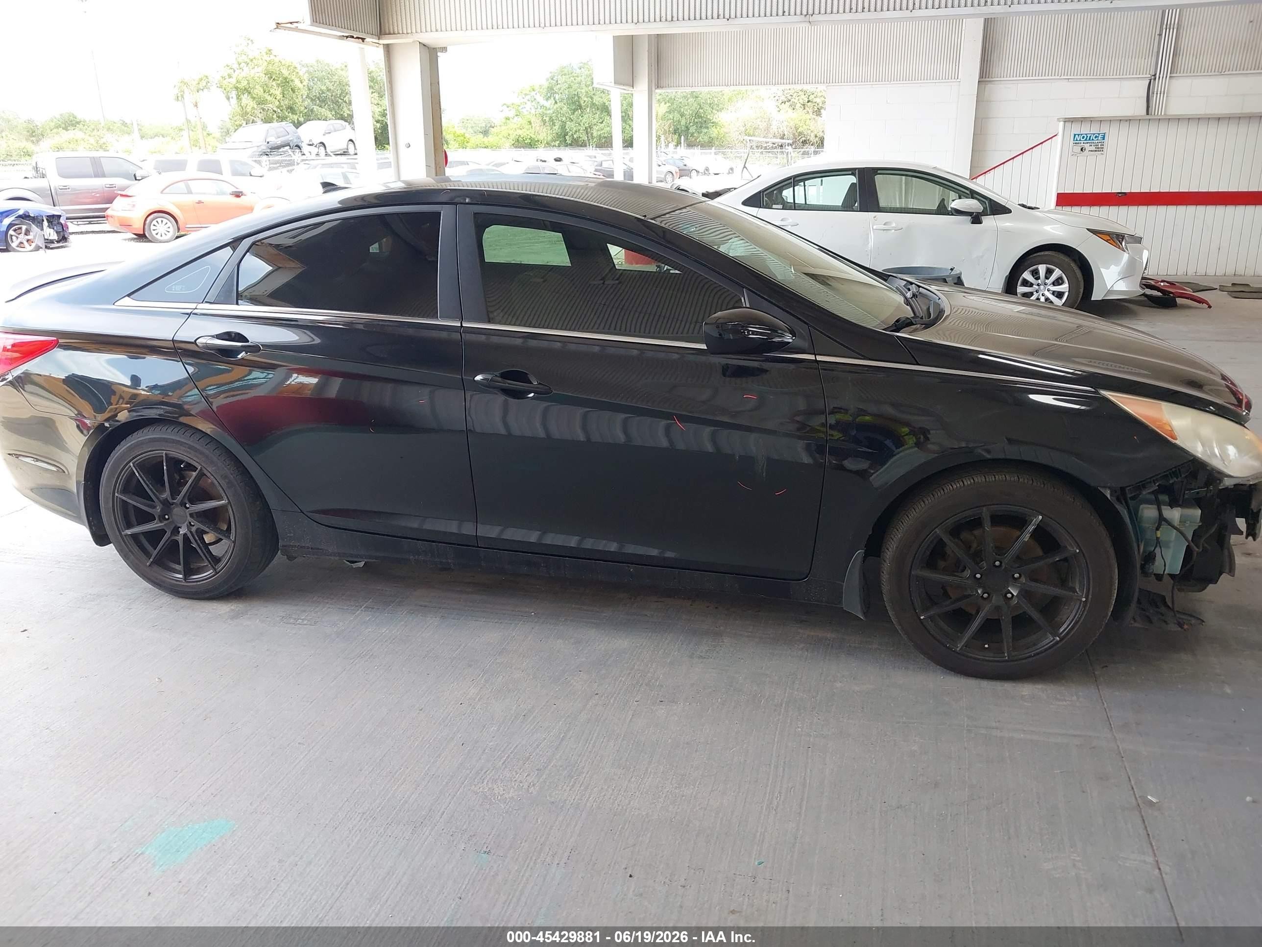 2013 Hyundai Sonata Gls Black vin: 5NPEB4AC4DH540718