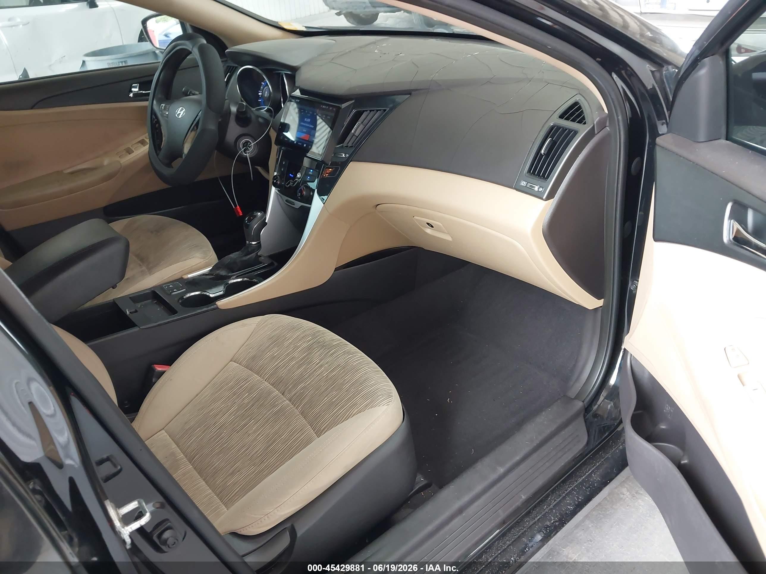 2013 Hyundai Sonata Gls Black vin: 5NPEB4AC4DH540718