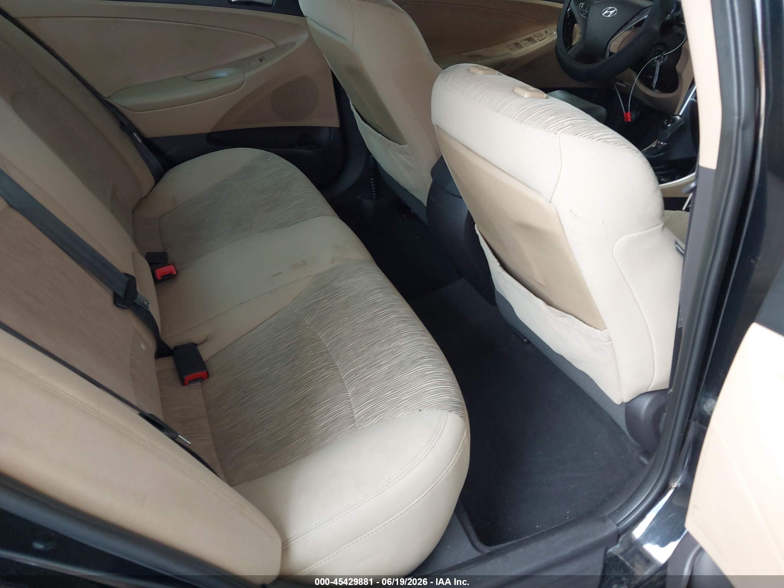 2013 Hyundai Sonata Gls Black vin: 5NPEB4AC4DH540718
