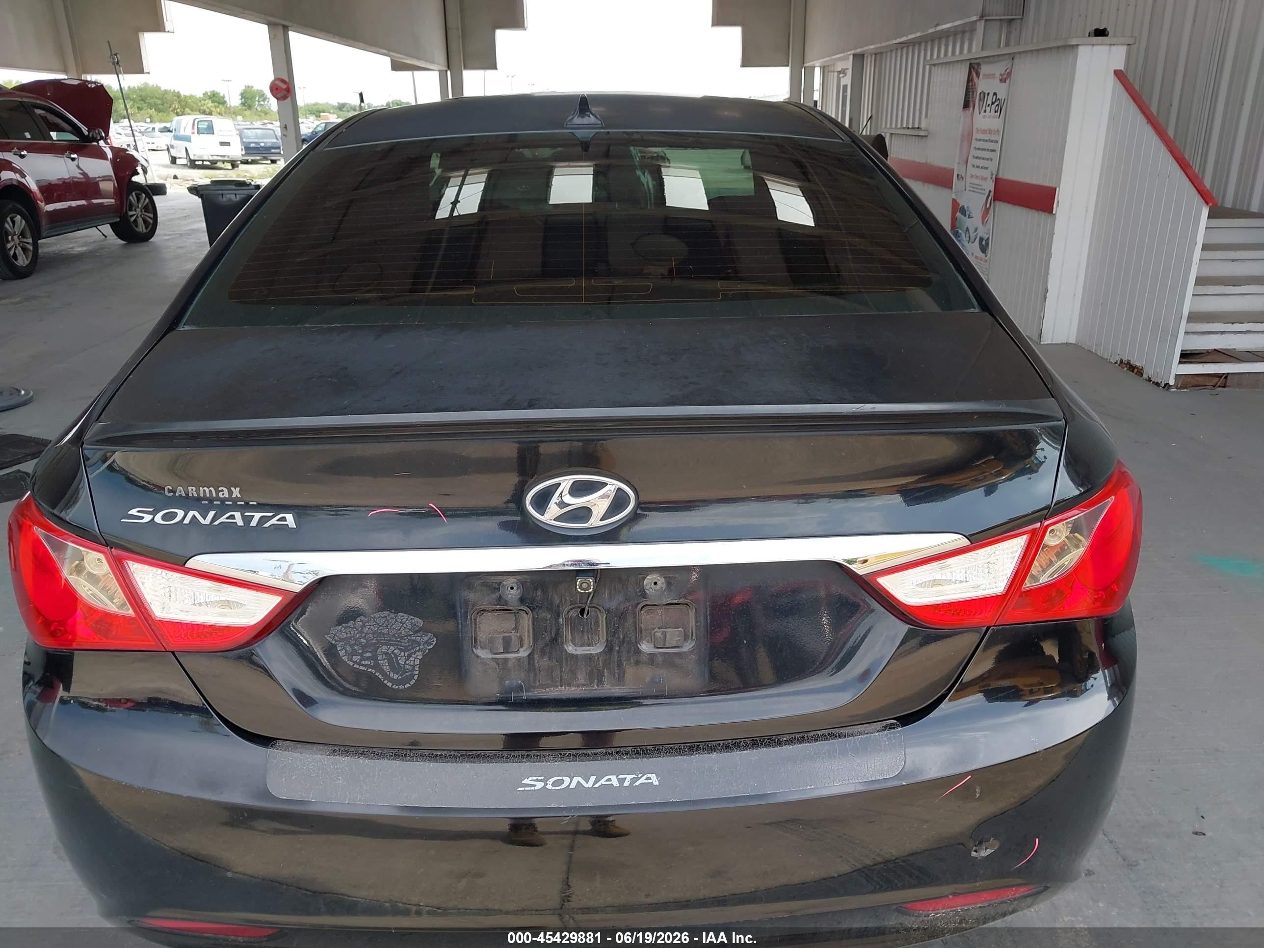 2013 Hyundai Sonata Gls Black vin: 5NPEB4AC4DH540718