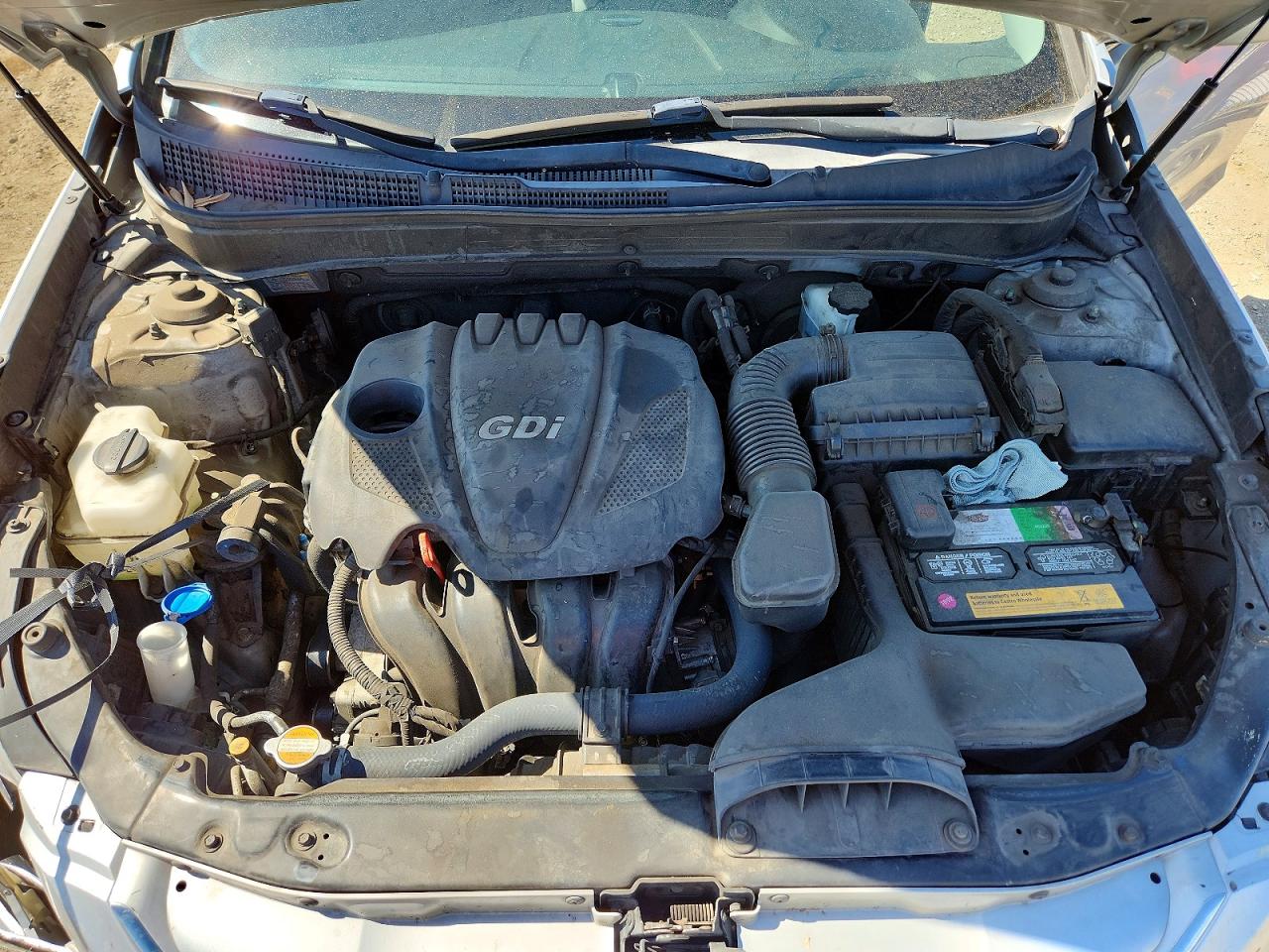 2013 Hyundai Sonata Gls Silver vin: 5NPEB4AC4DH541979