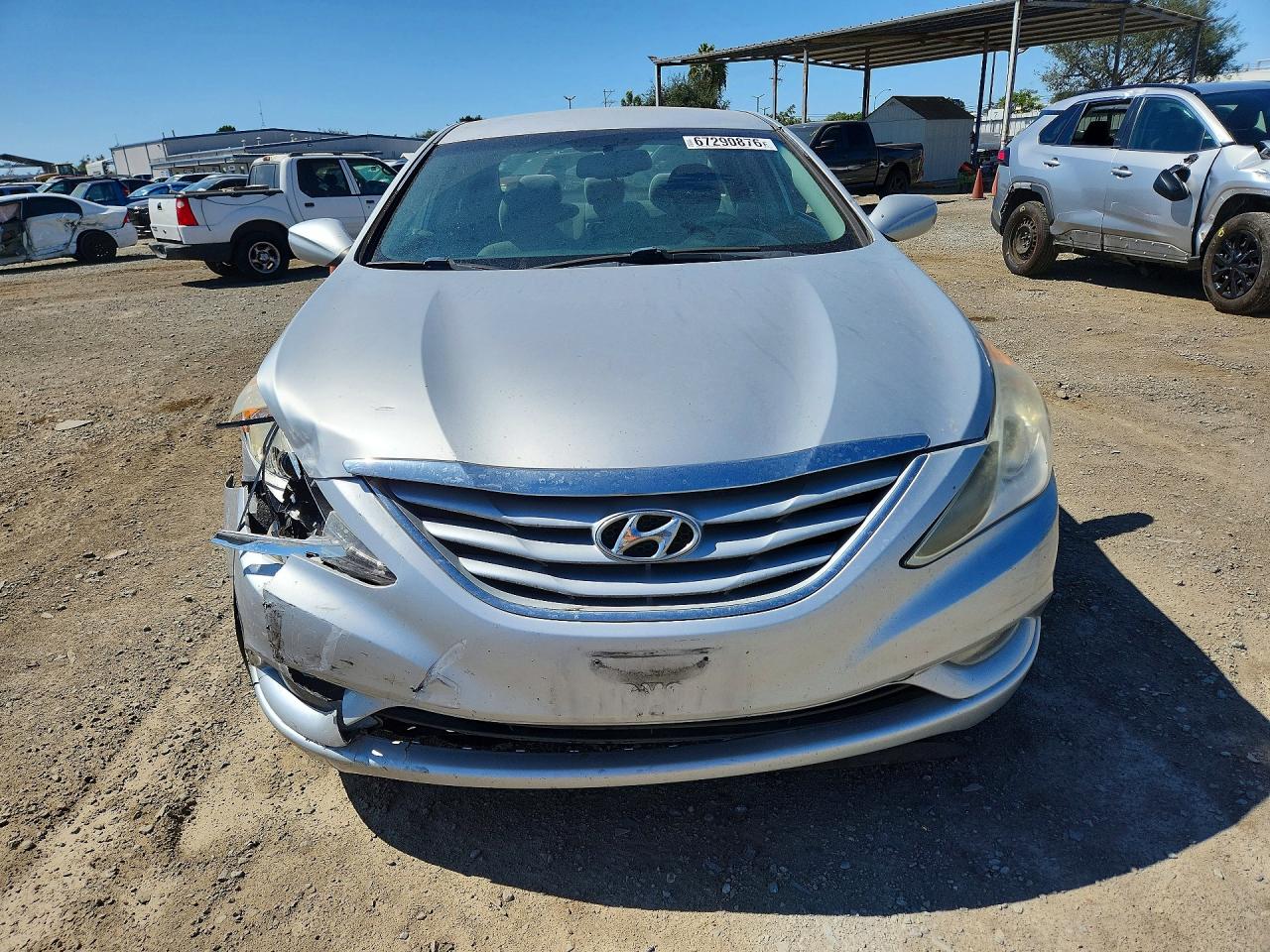 2013 Hyundai Sonata Gls Silver vin: 5NPEB4AC4DH541979
