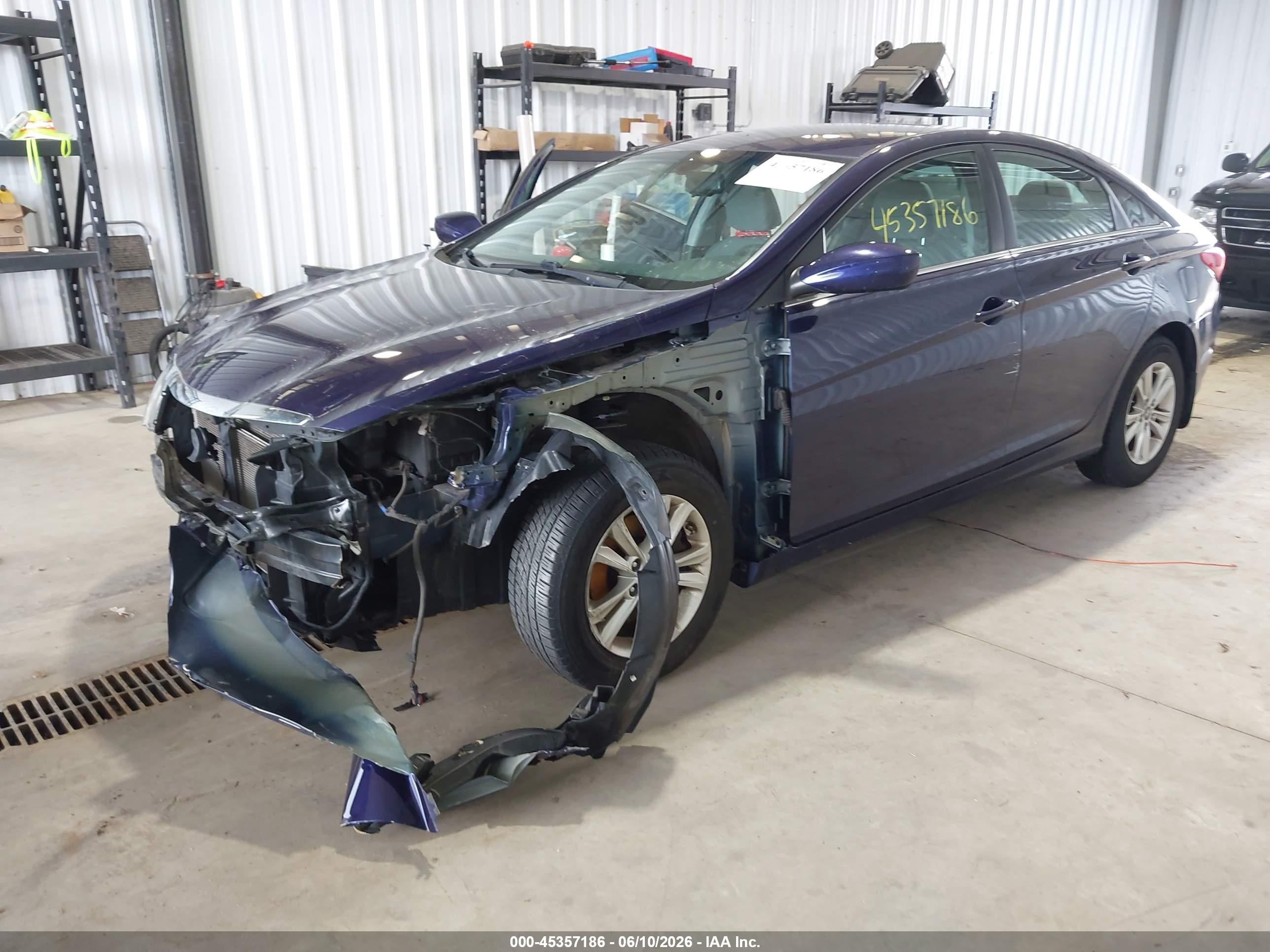 2013 Hyundai Sonata Gls Black vin: 5NPEB4AC4DH544350