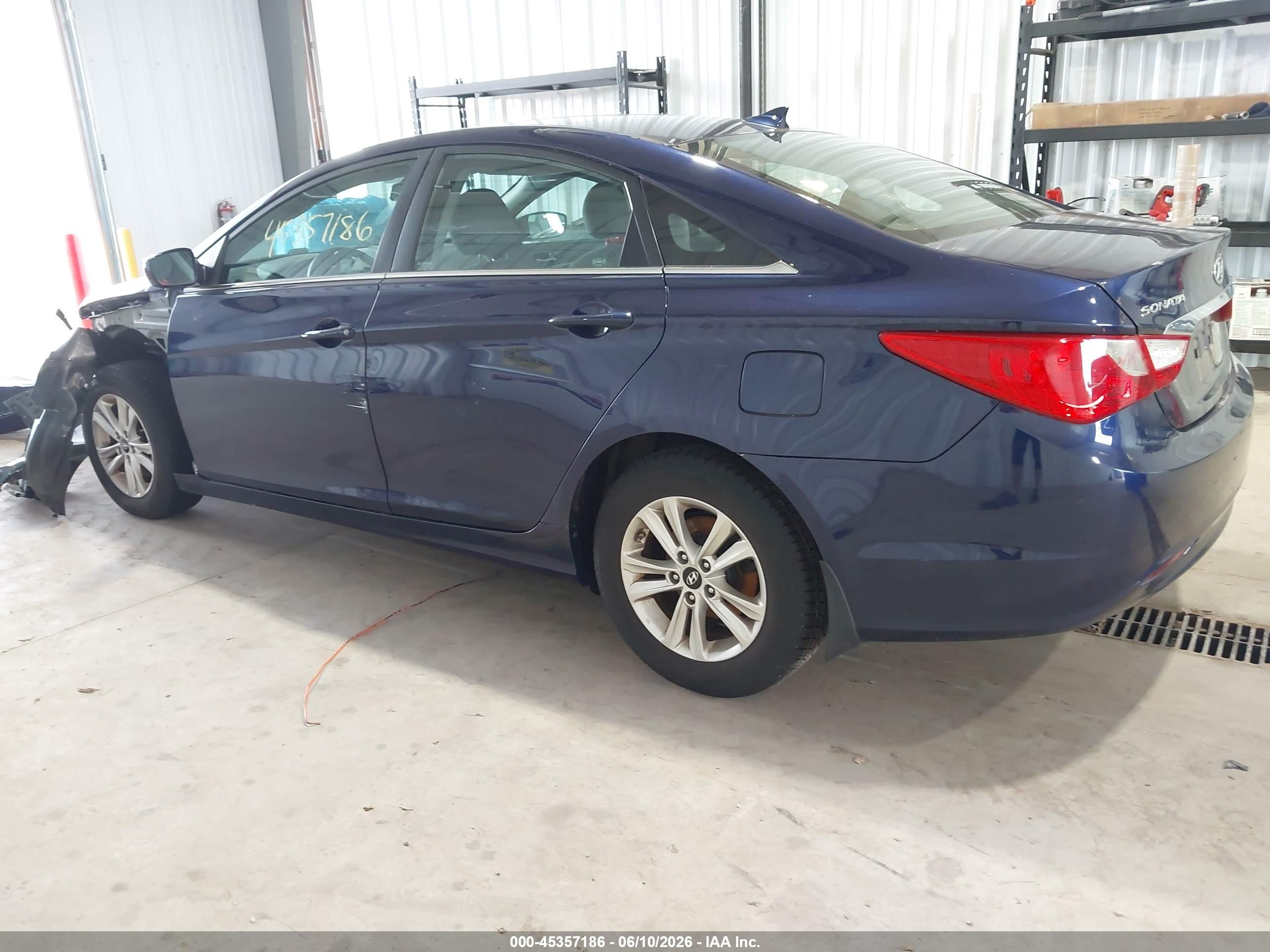2013 Hyundai Sonata Gls Black vin: 5NPEB4AC4DH544350