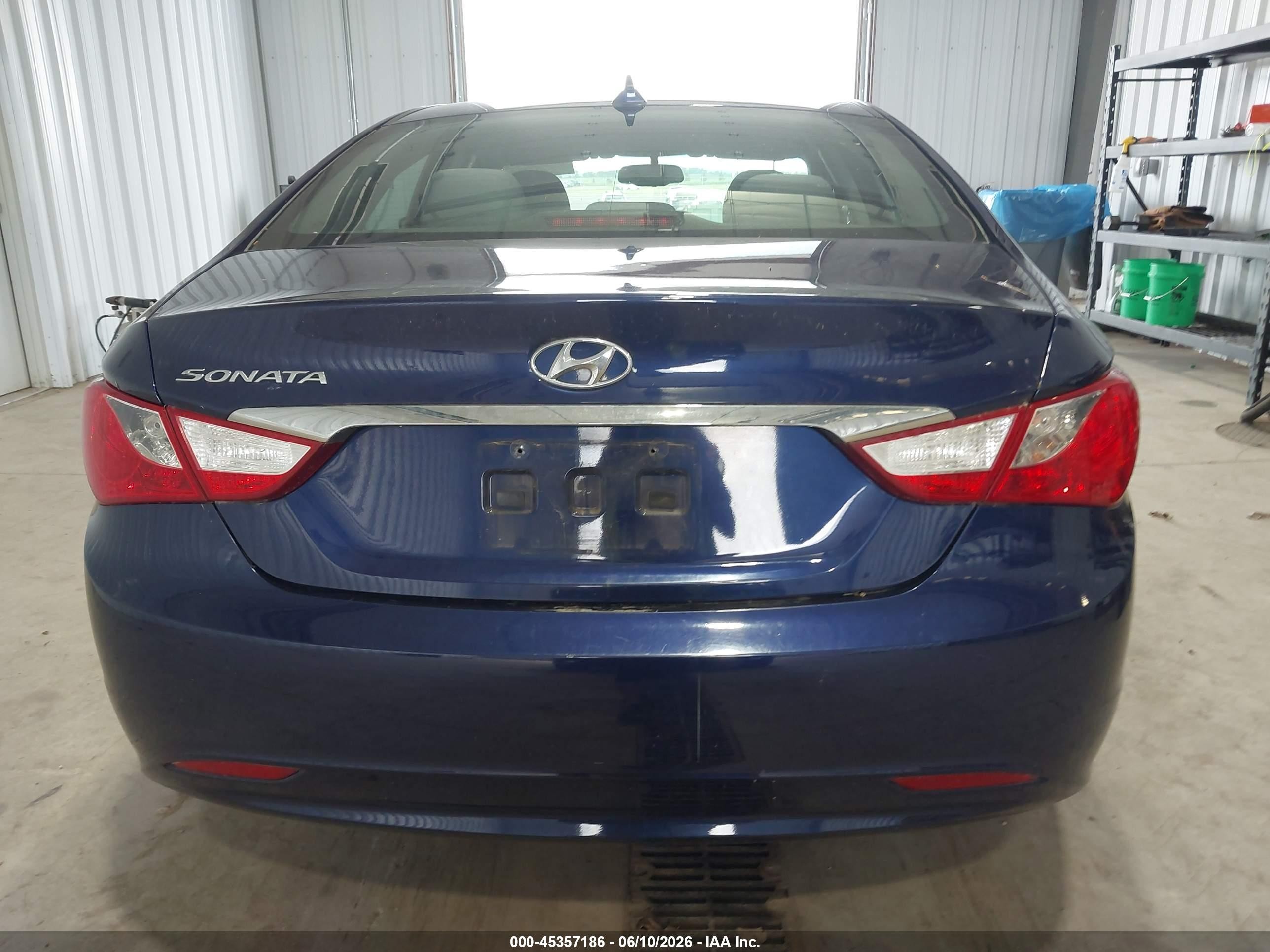 2013 Hyundai Sonata Gls Black vin: 5NPEB4AC4DH544350