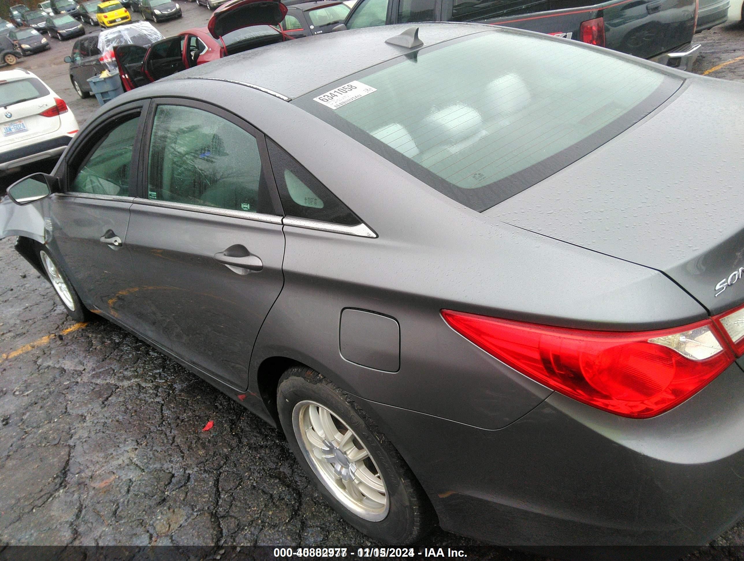 2013 Hyundai Sonata Gls Gray vin: 5NPEB4AC4DH550181