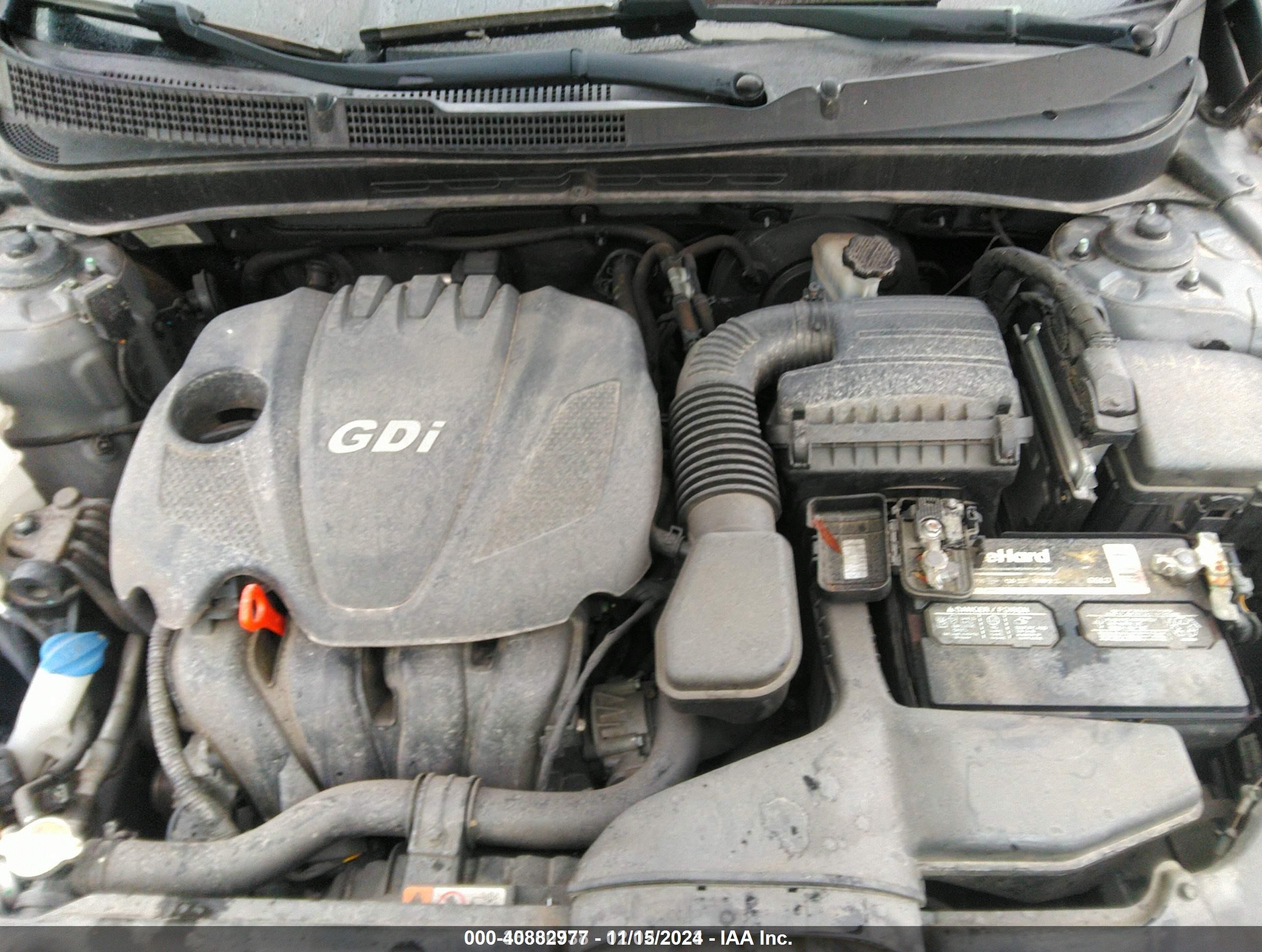 2013 Hyundai Sonata Gls Gray vin: 5NPEB4AC4DH550181