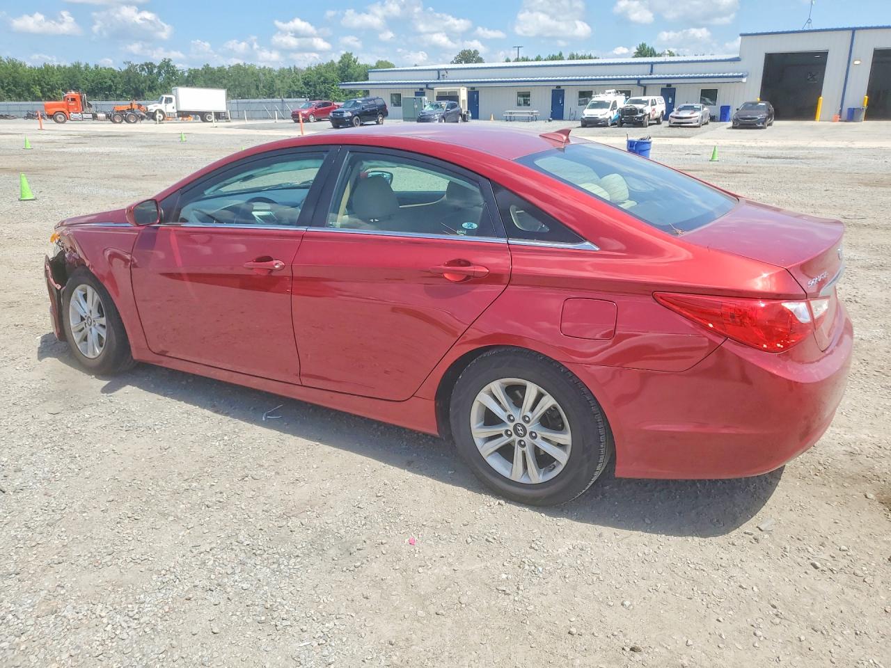 2013 Hyundai Sonata Gls Red vin: 5NPEB4AC4DH564534