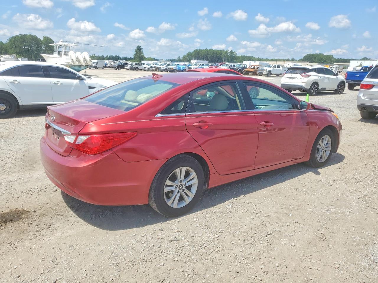 2013 Hyundai Sonata Gls Red vin: 5NPEB4AC4DH564534