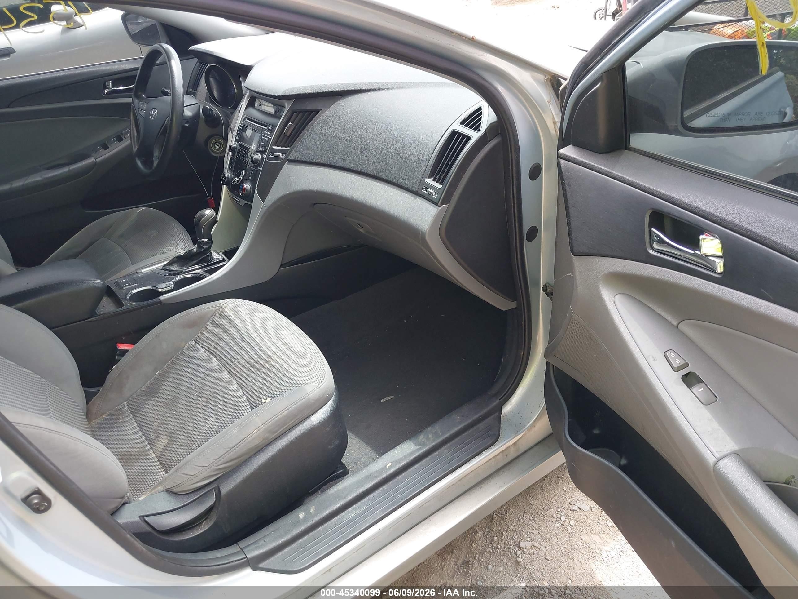 2013 Hyundai Sonata Gls Light Blue vin: 5NPEB4AC4DH571841