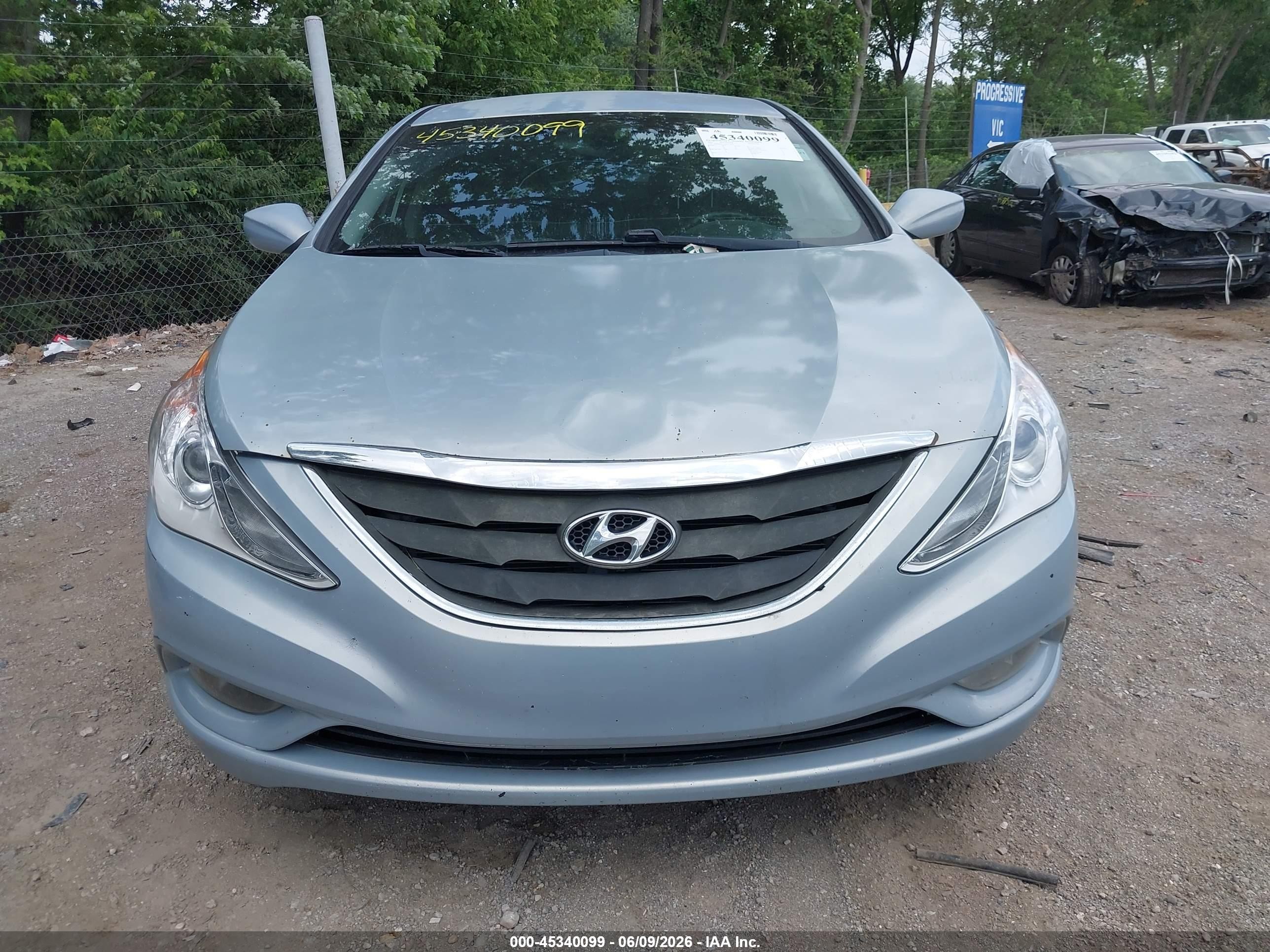 2013 Hyundai Sonata Gls Light Blue vin: 5NPEB4AC4DH571841