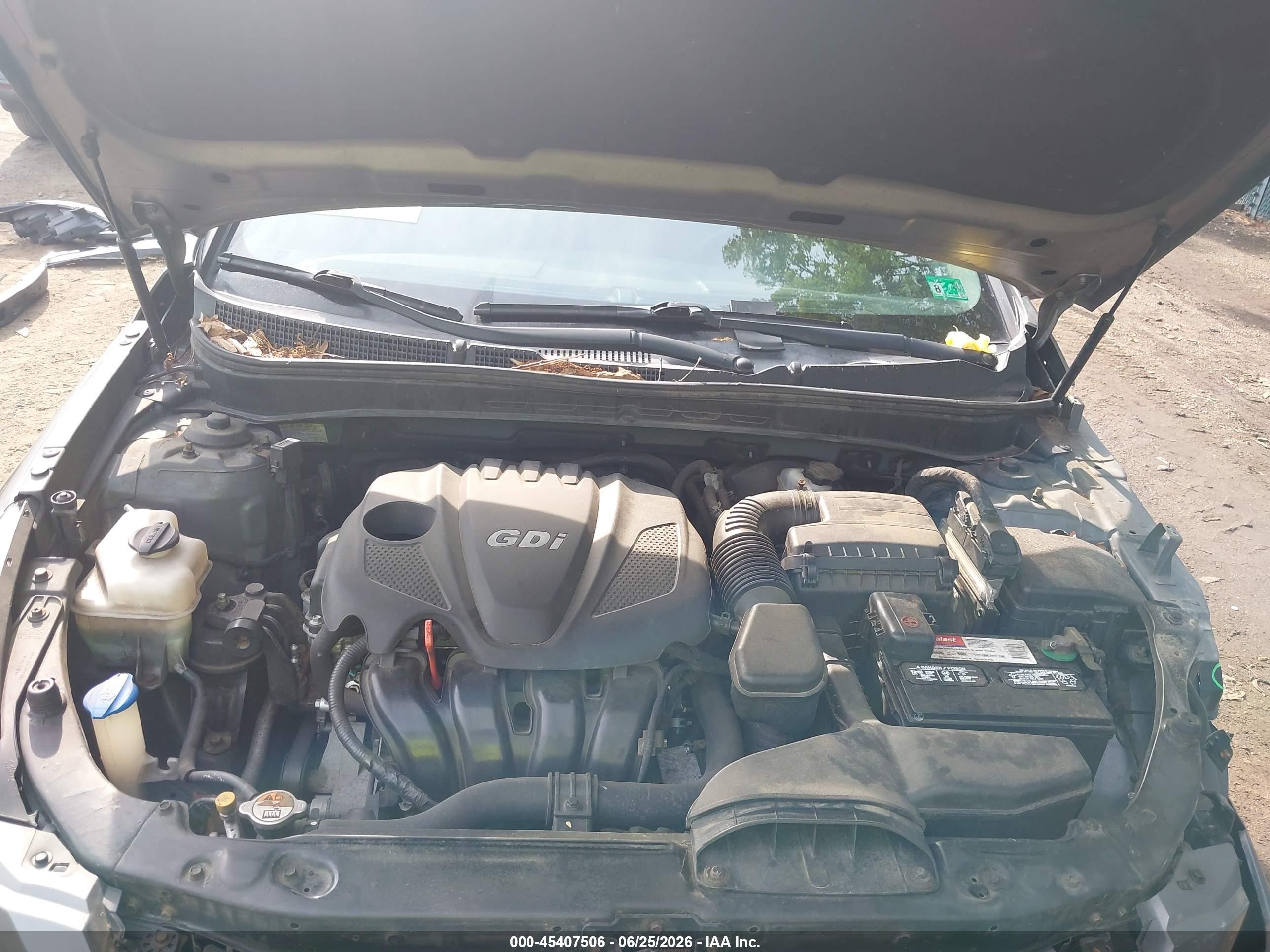 2013 Hyundai Sonata Gls Gray vin: 5NPEB4AC4DH580135