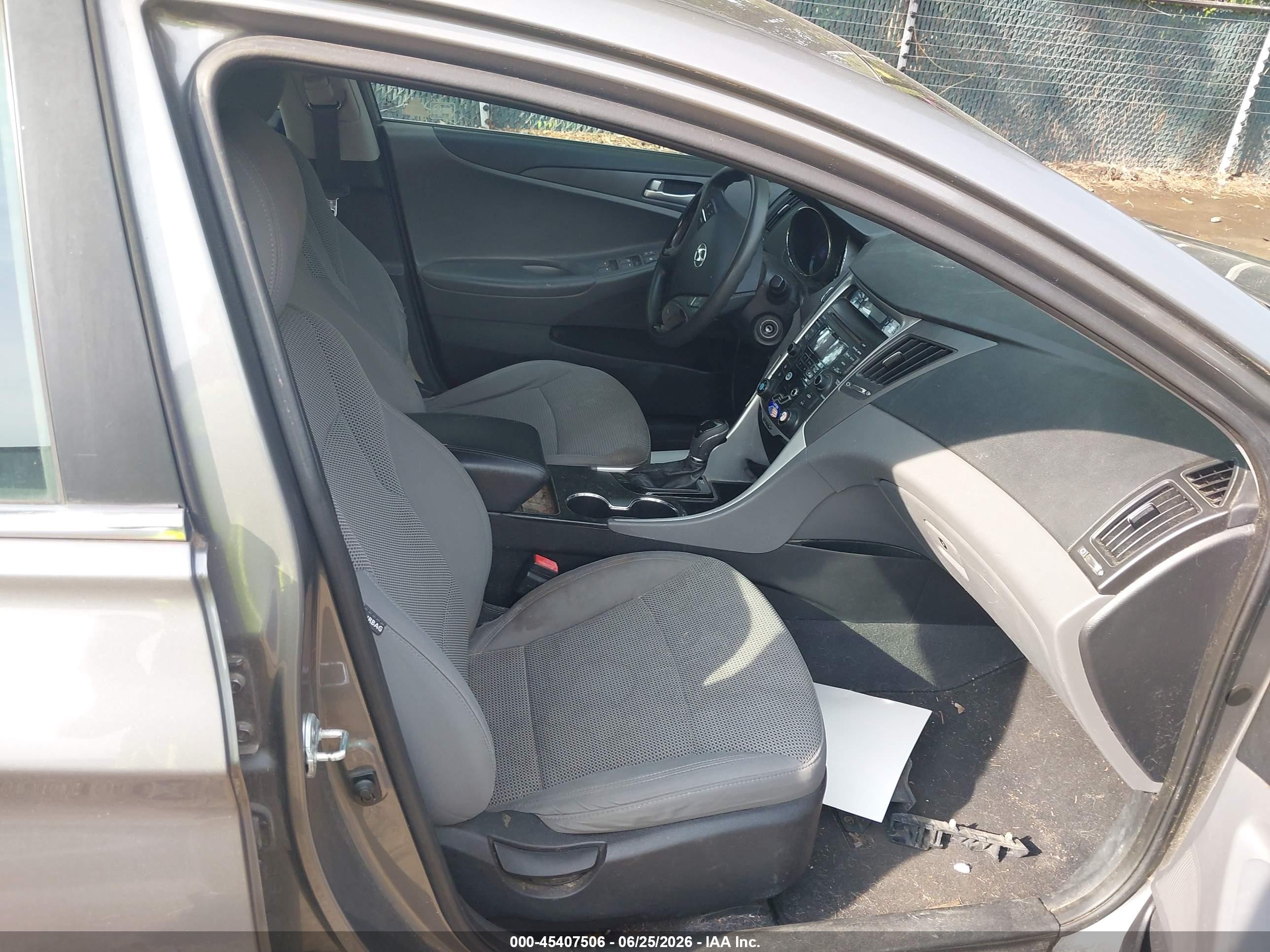 2013 Hyundai Sonata Gls Gray vin: 5NPEB4AC4DH580135