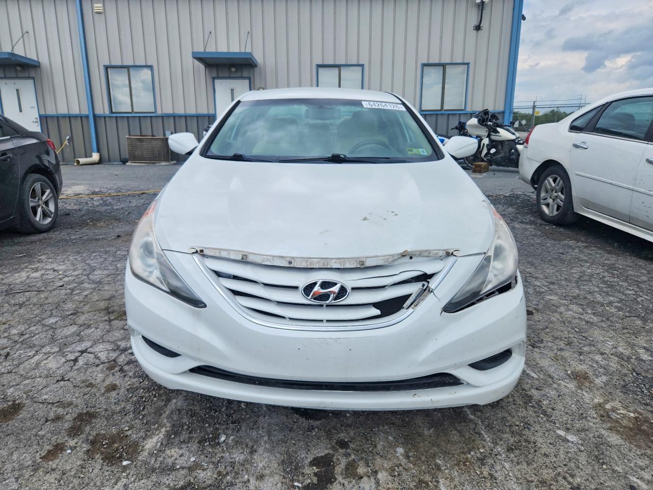 2013 Hyundai Sonata Gls White vin: 5NPEB4AC4DH583715