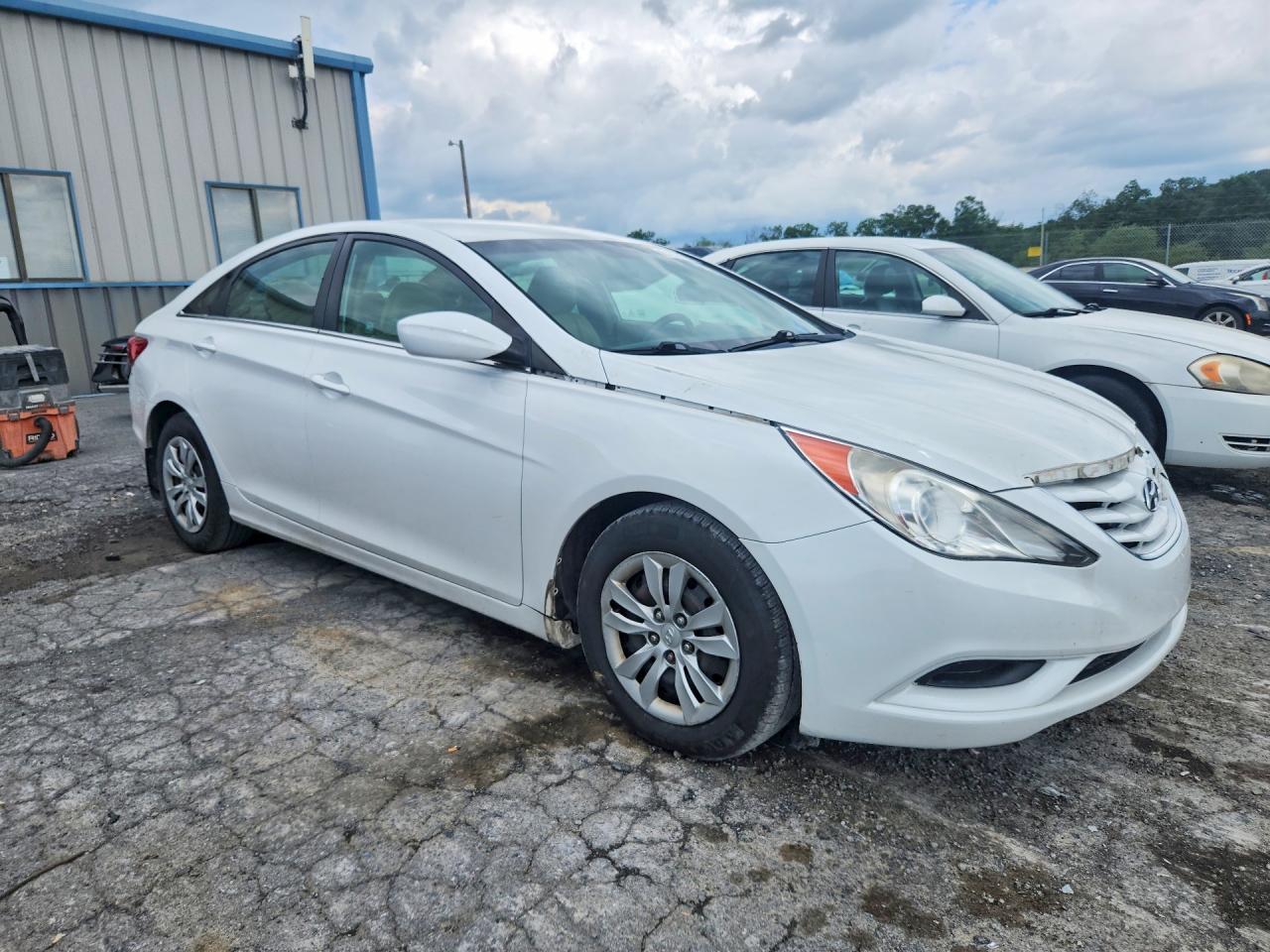 2013 Hyundai Sonata Gls White vin: 5NPEB4AC4DH583715
