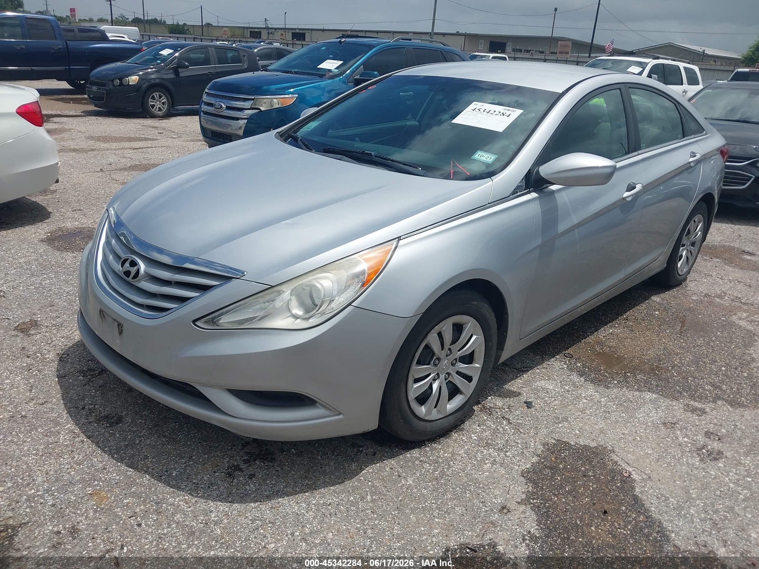 2013 Hyundai Sonata Gls Silver vin: 5NPEB4AC4DH606264